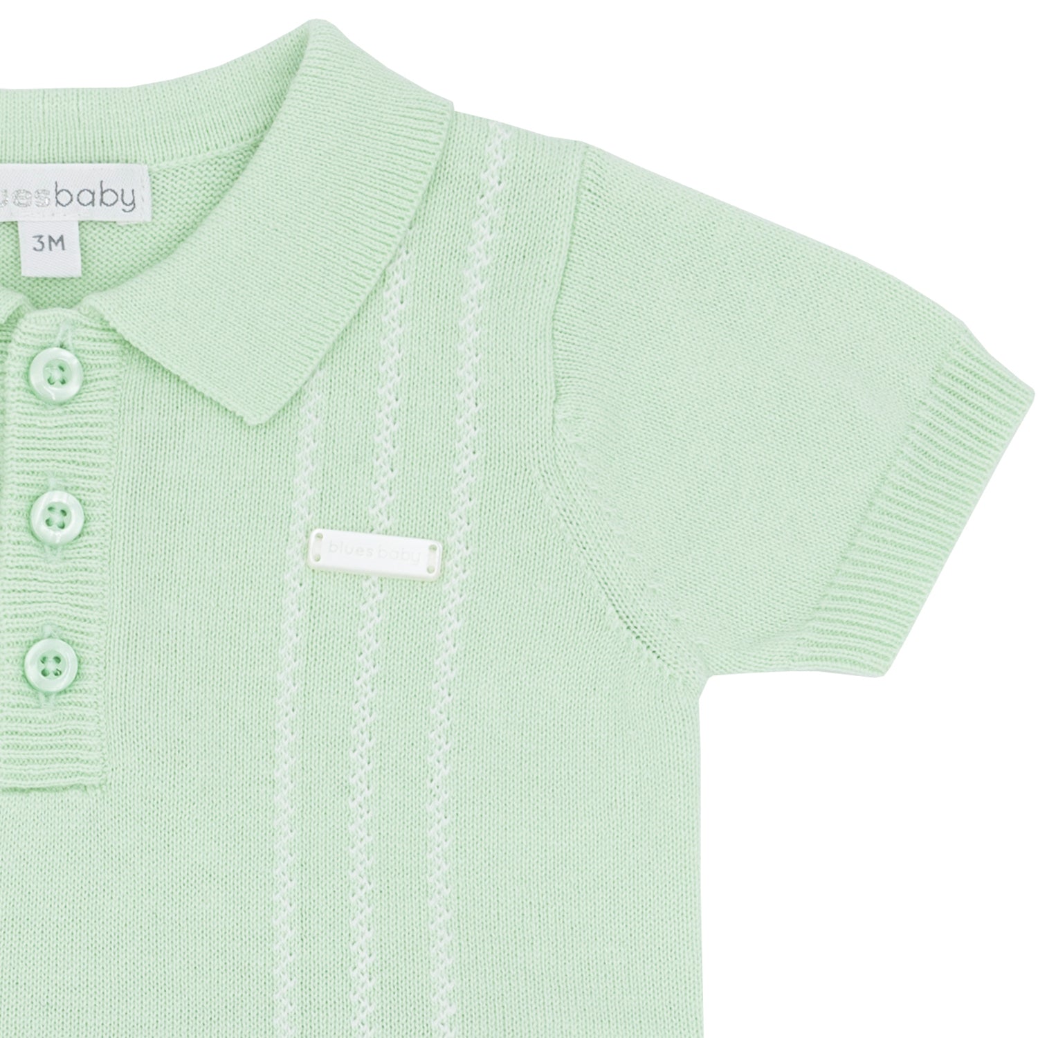 Mint Knit Polo Set