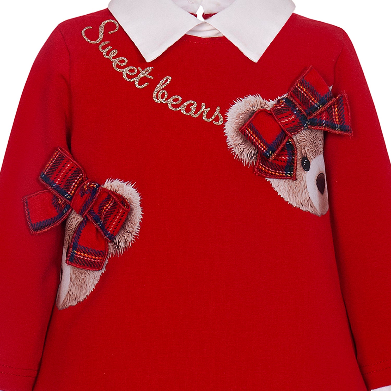 Red Sweat Bears Dress