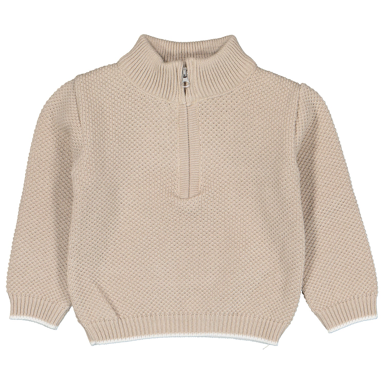 Beige Waffle Knit Jumper
