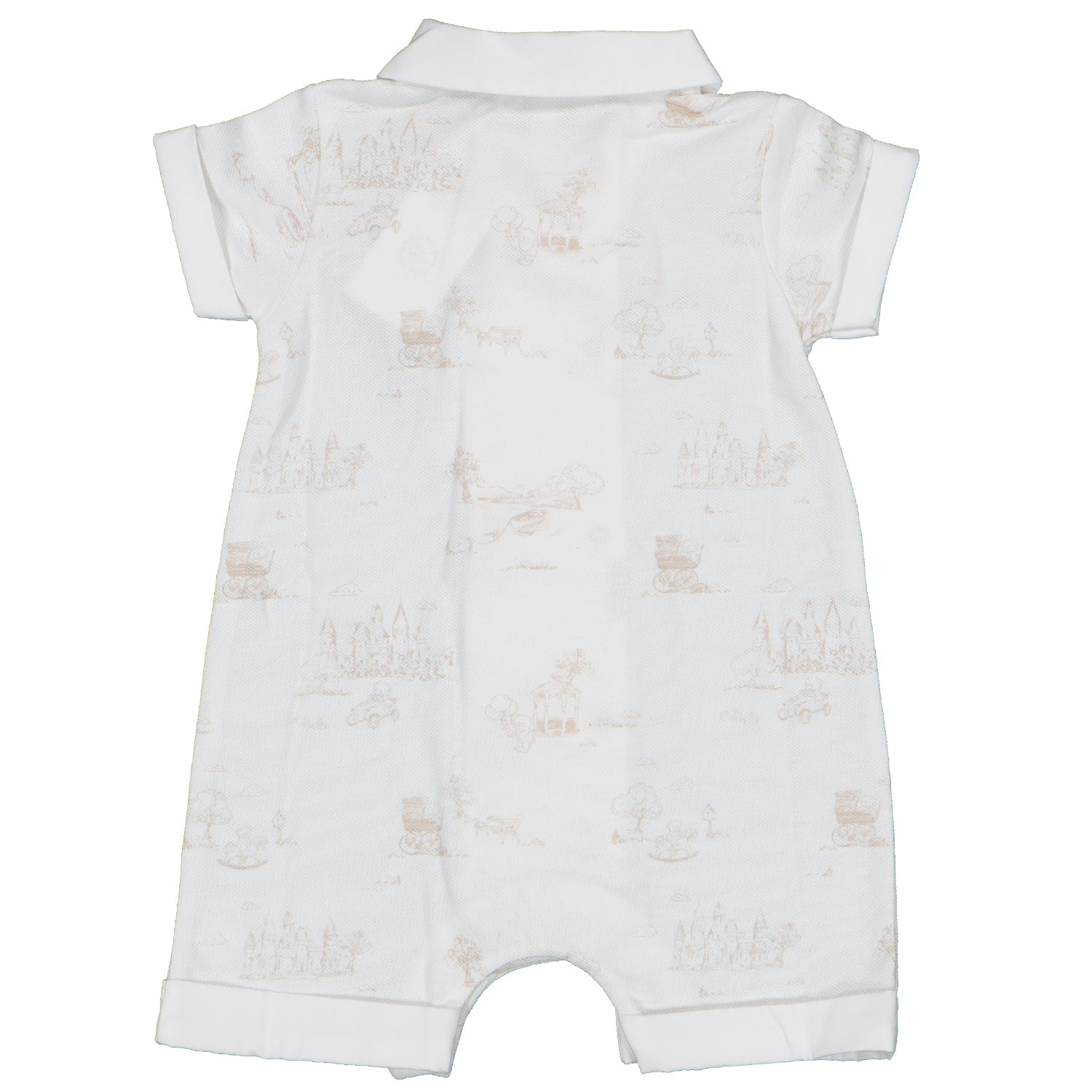 Beige Toile De Jouy Romper