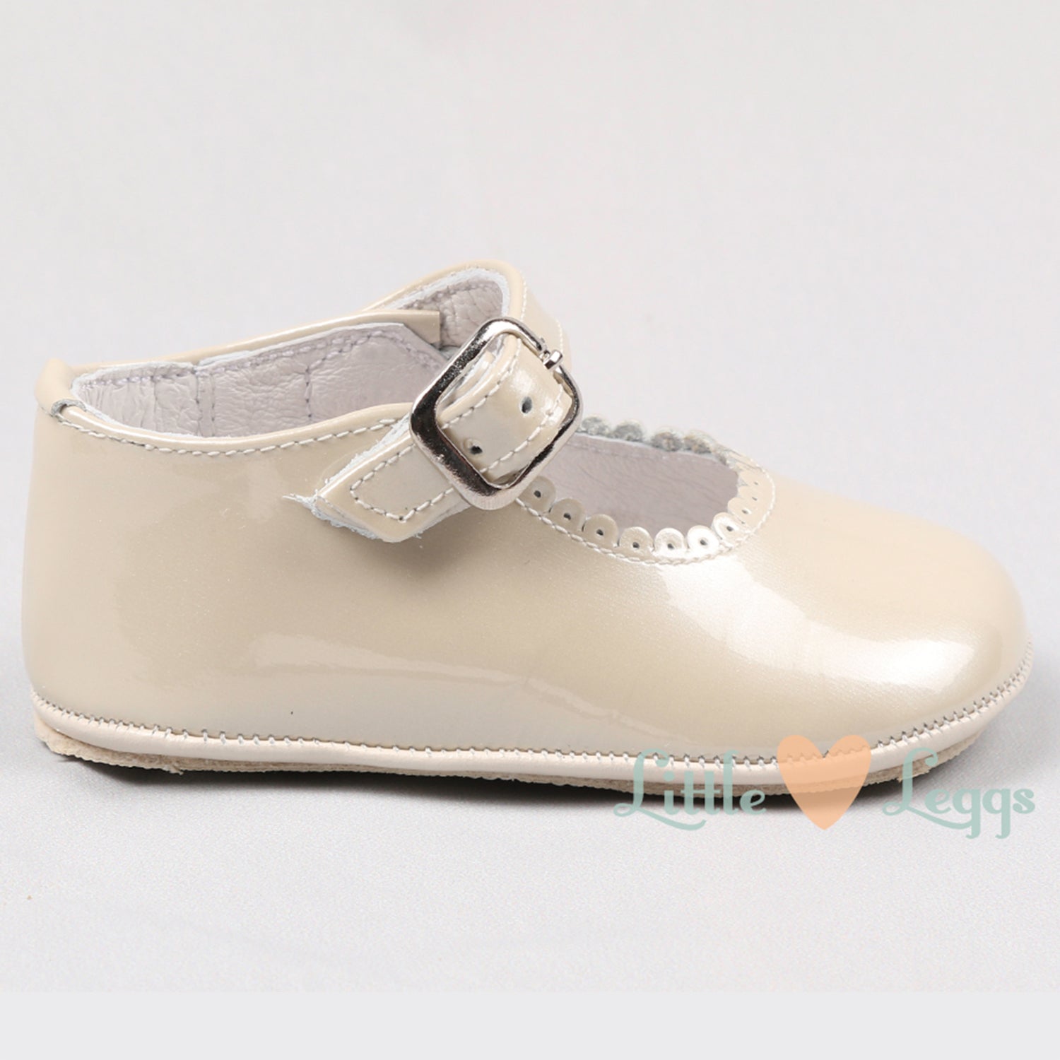 Beige Pearl Mary Jane Pre-Walker