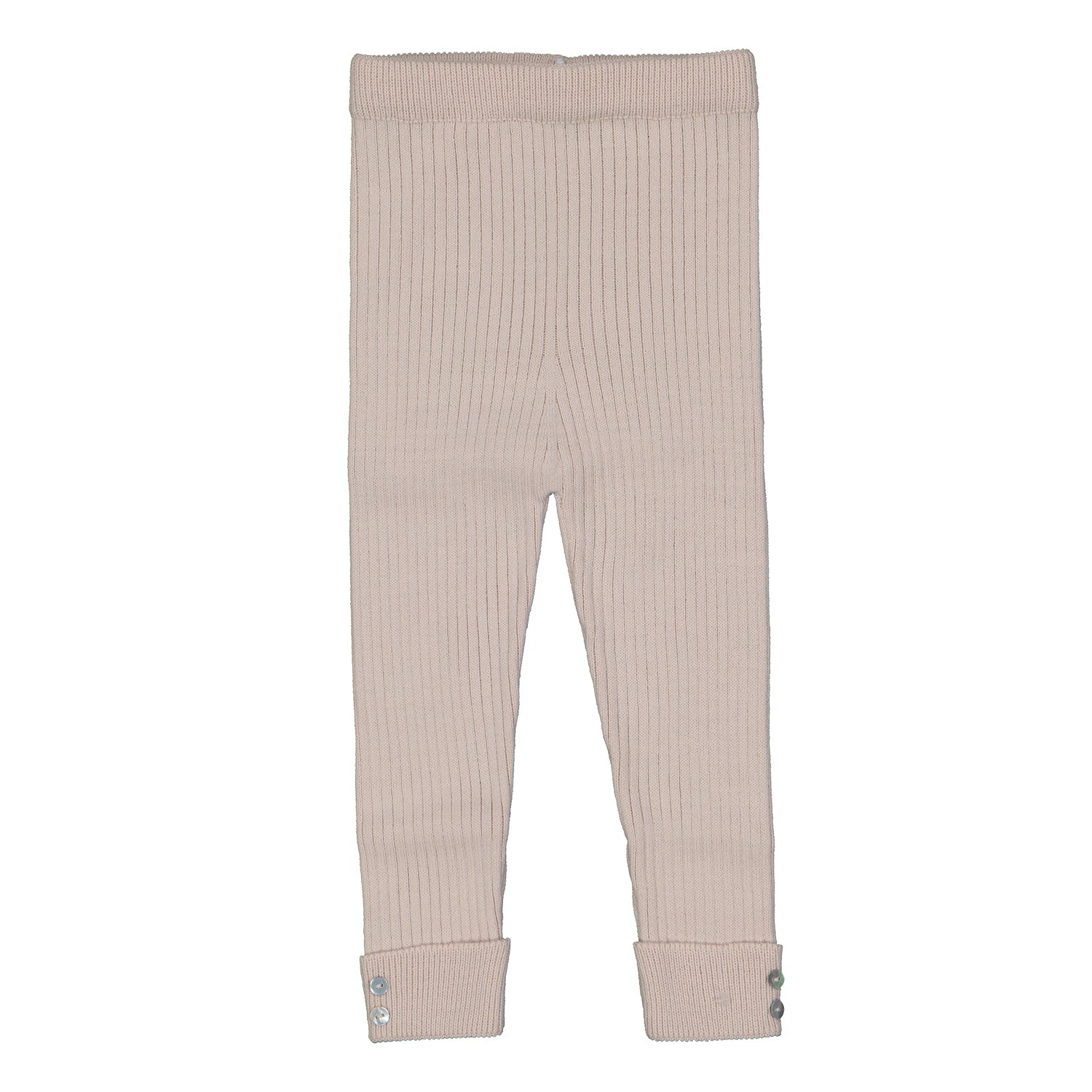 Beige Block Stripe Knitted Set