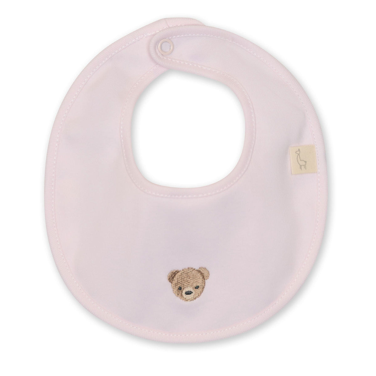 Pink Bear Bib