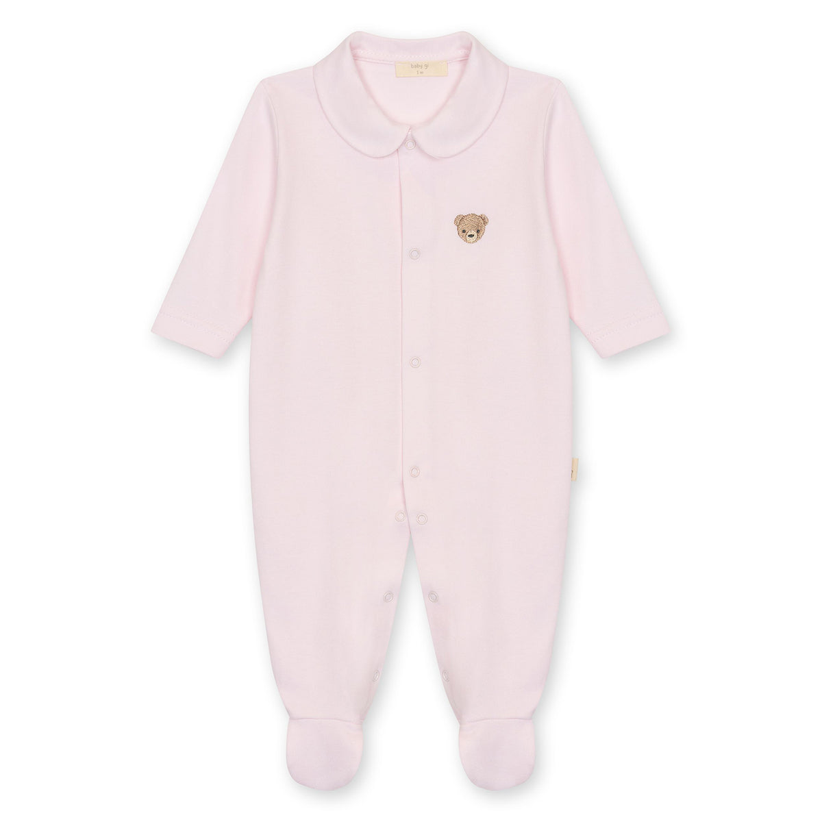 Pink Bear Babygrow