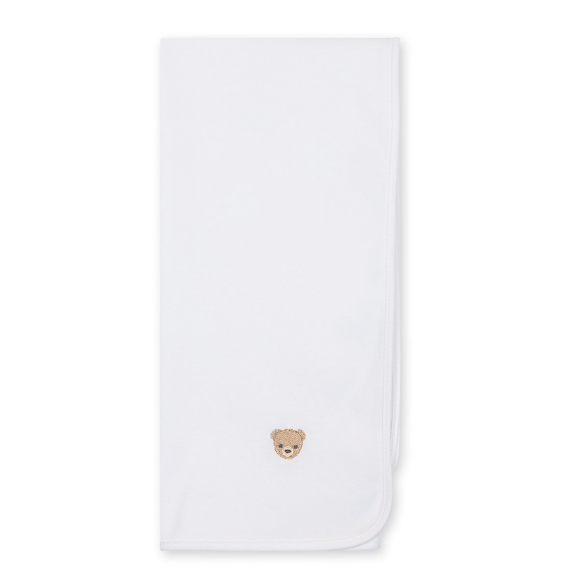 White Bear Burp Blanket