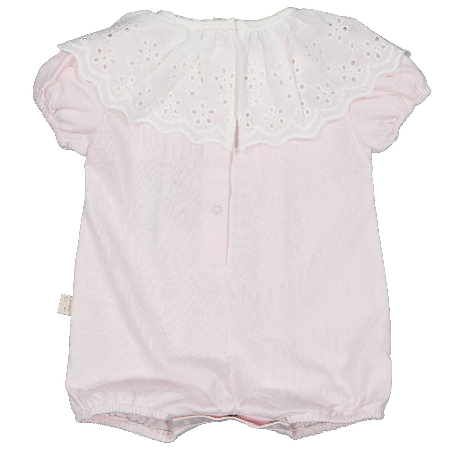 Pink Broderie Anglaise Romper