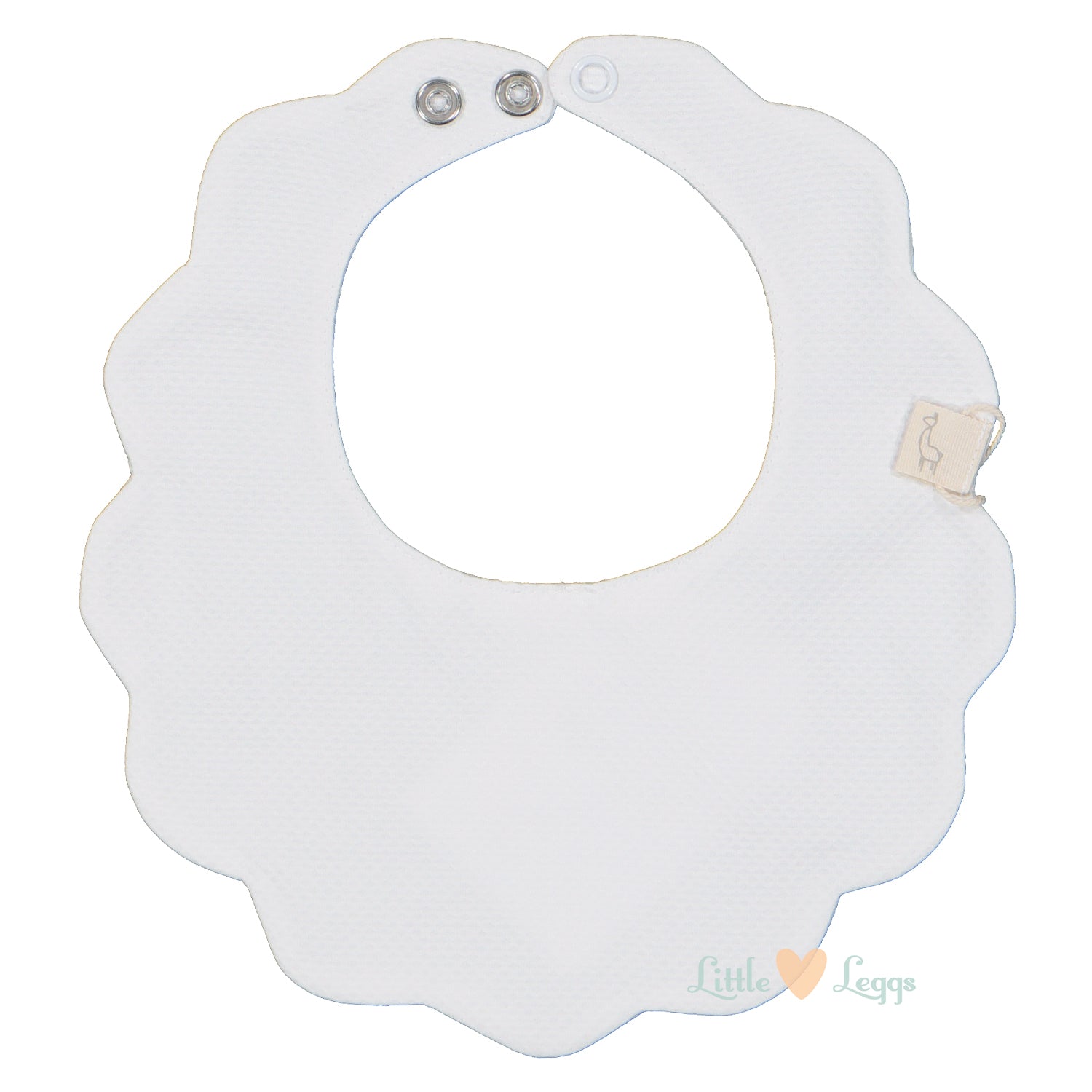 White Pique Bib