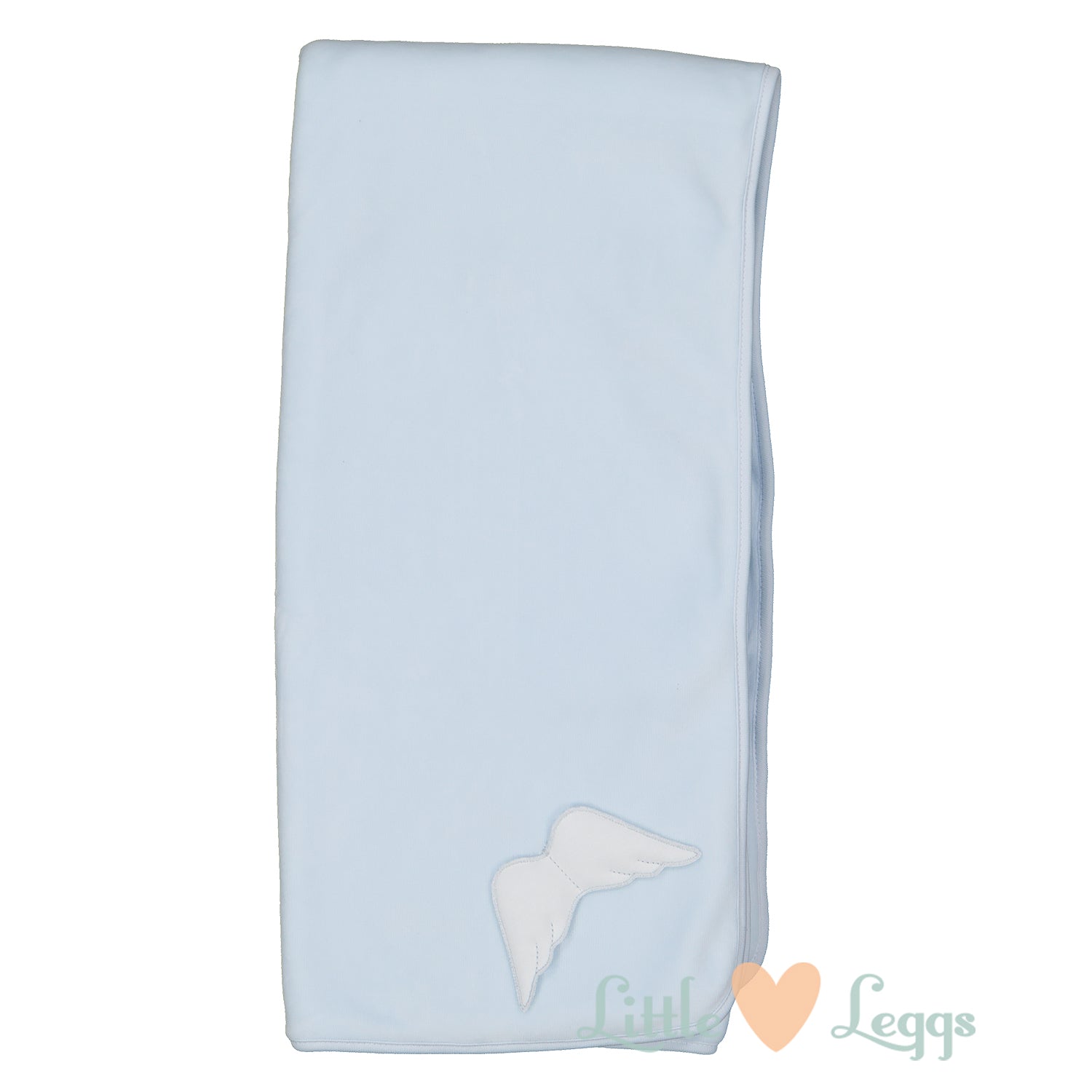 Blue Angel Wings Velour Blanket