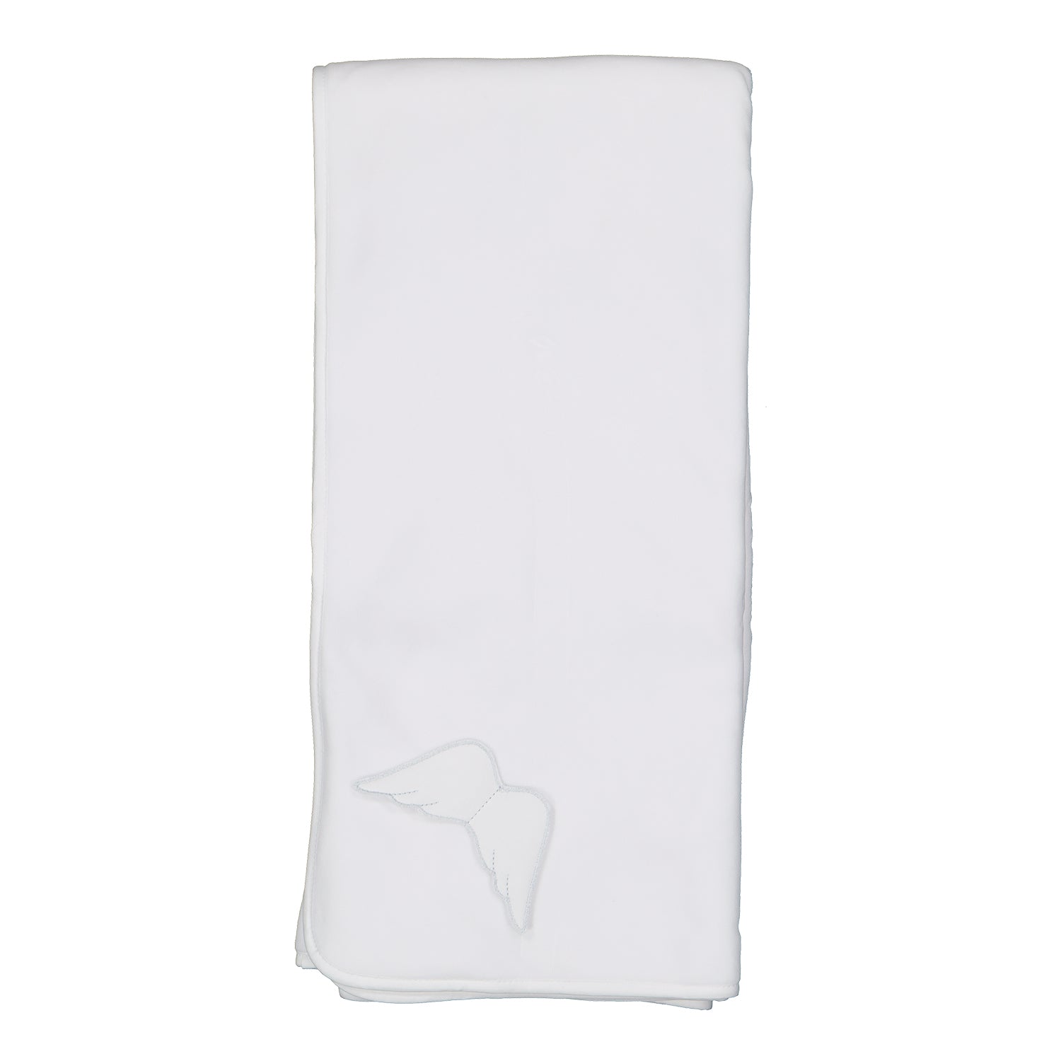 White Angel Wings Velour Blanket