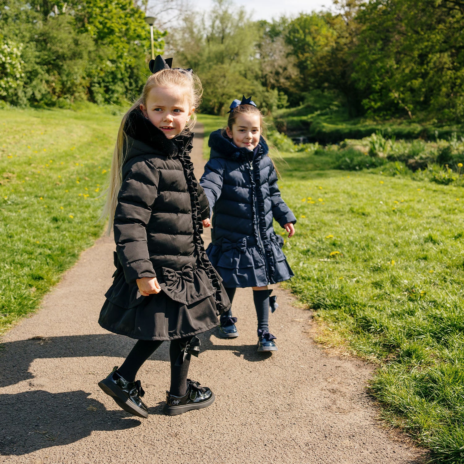 Black Padded School Coat