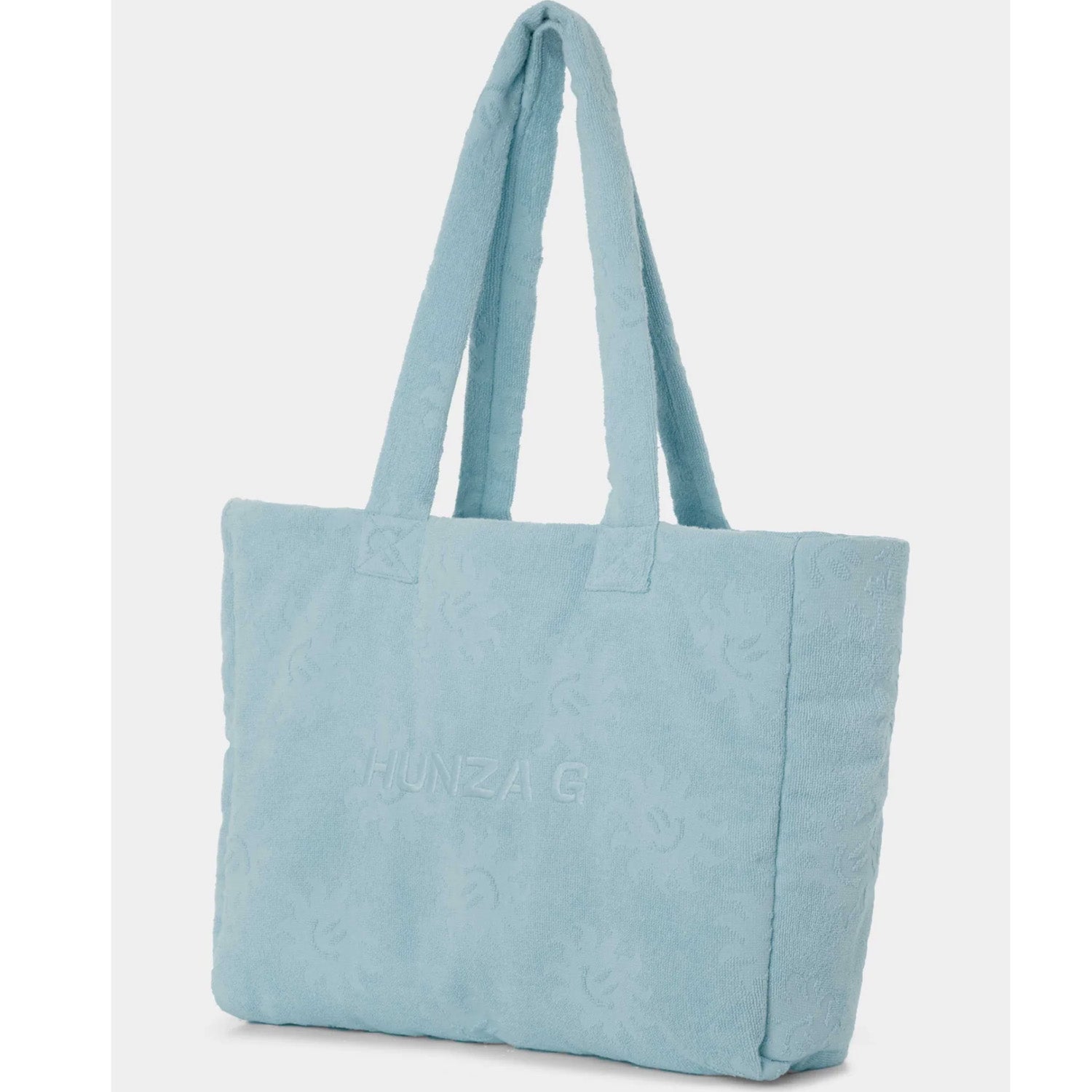 Sunny Towelling Beach Bag - Ice  Blue