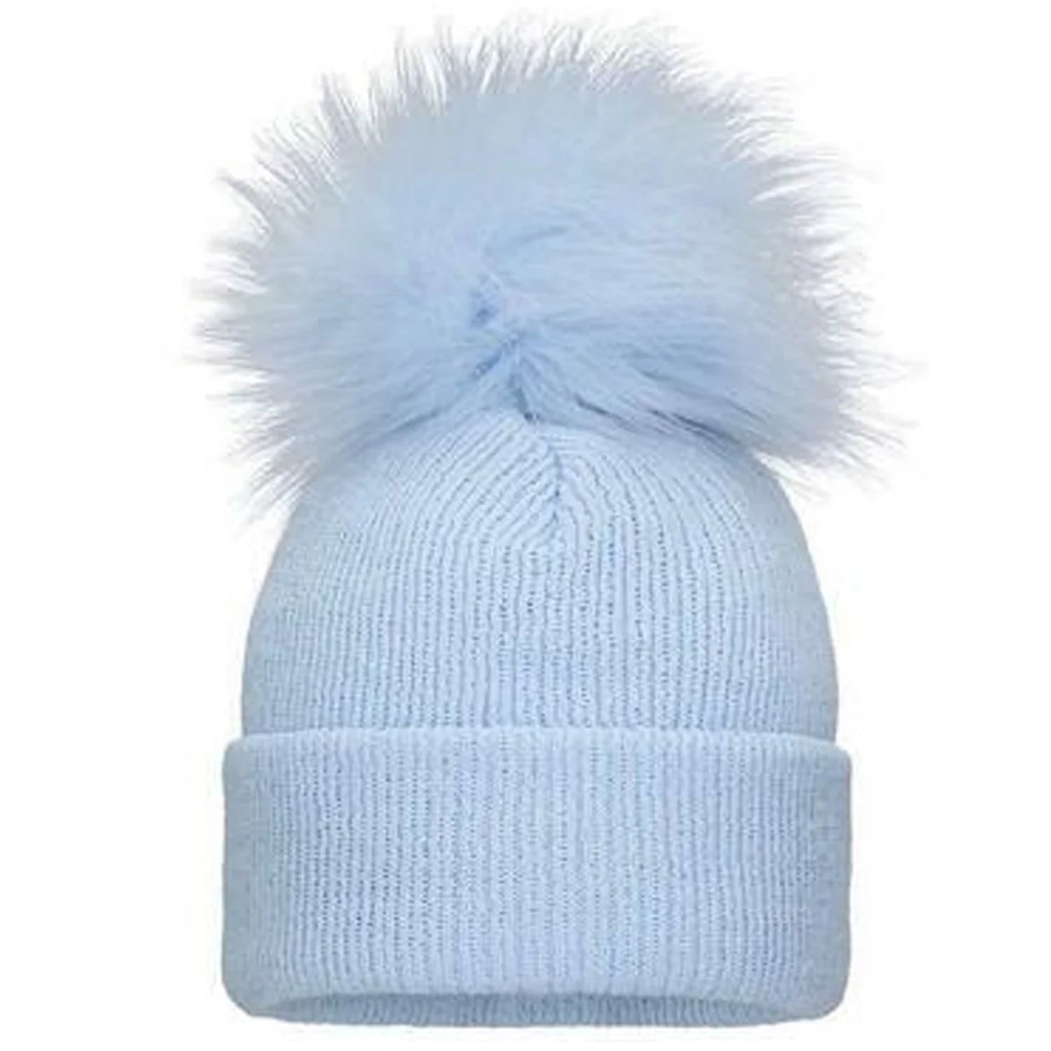 Blue Single Pom Hat