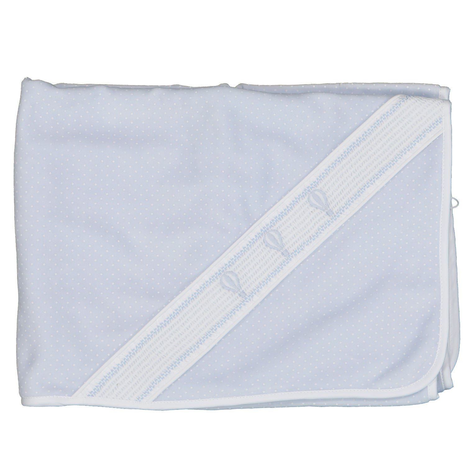 Blue Spot Velour Blanket