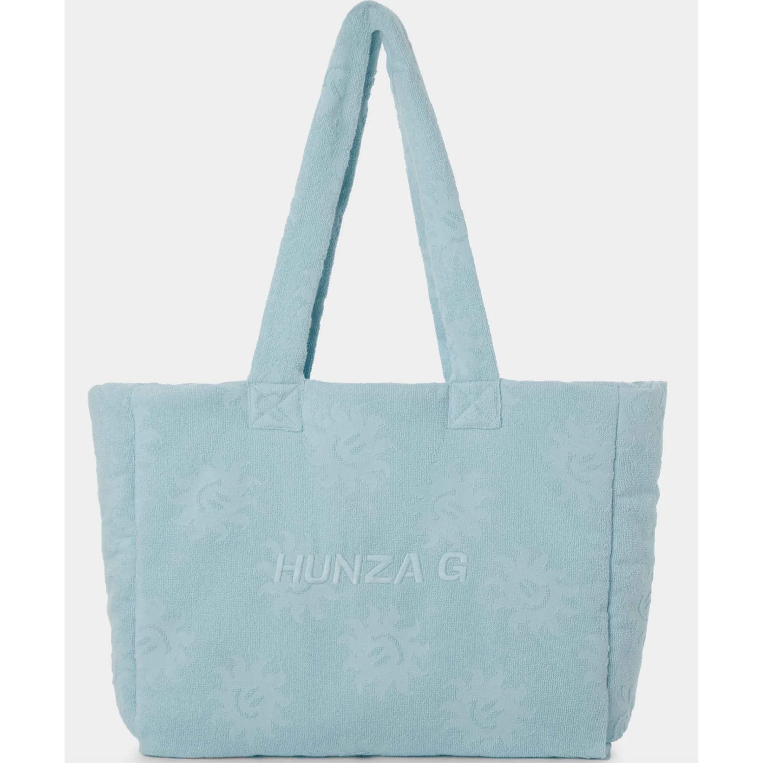 Sunny Towelling Beach Bag - Ice  Blue