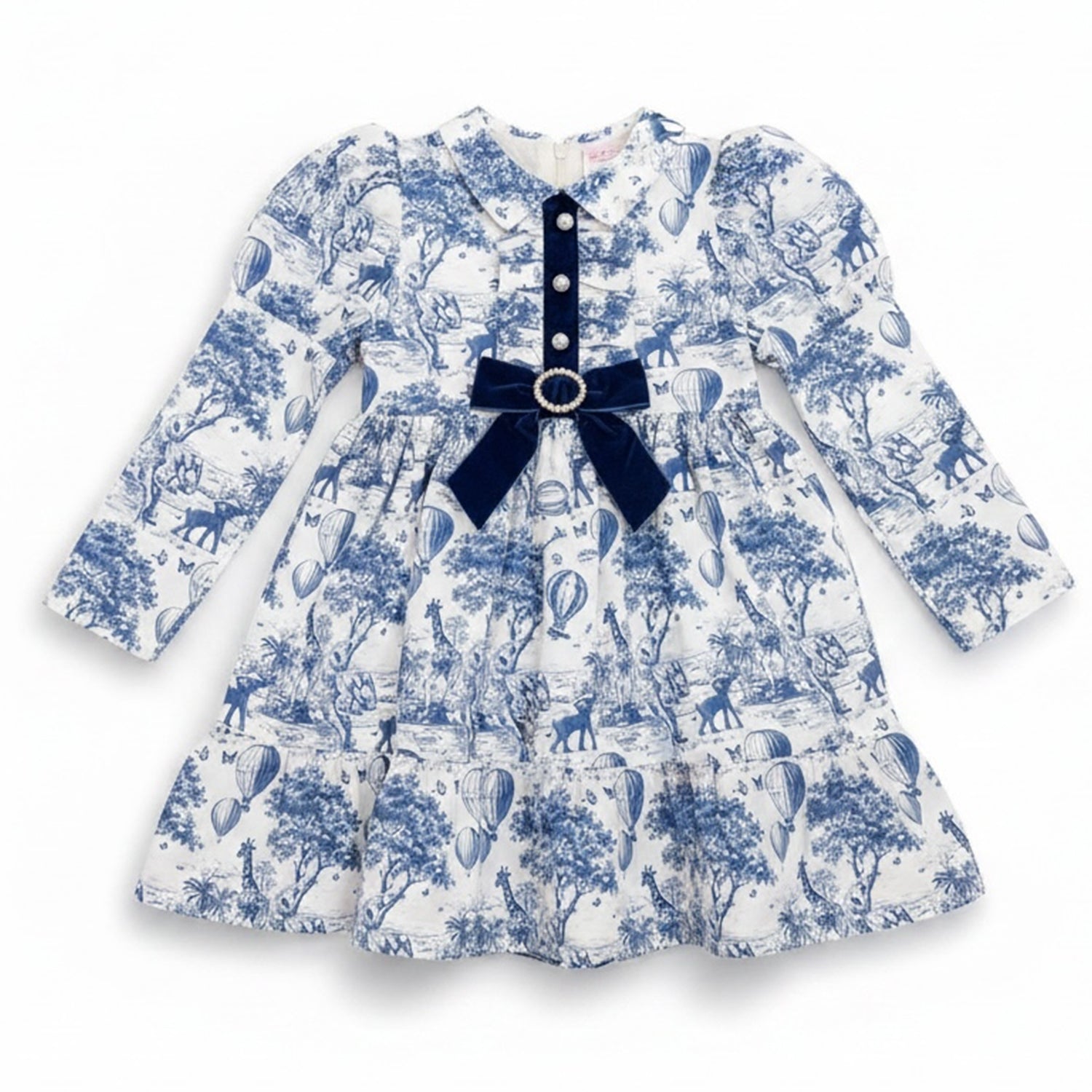 Blue Print Dress
