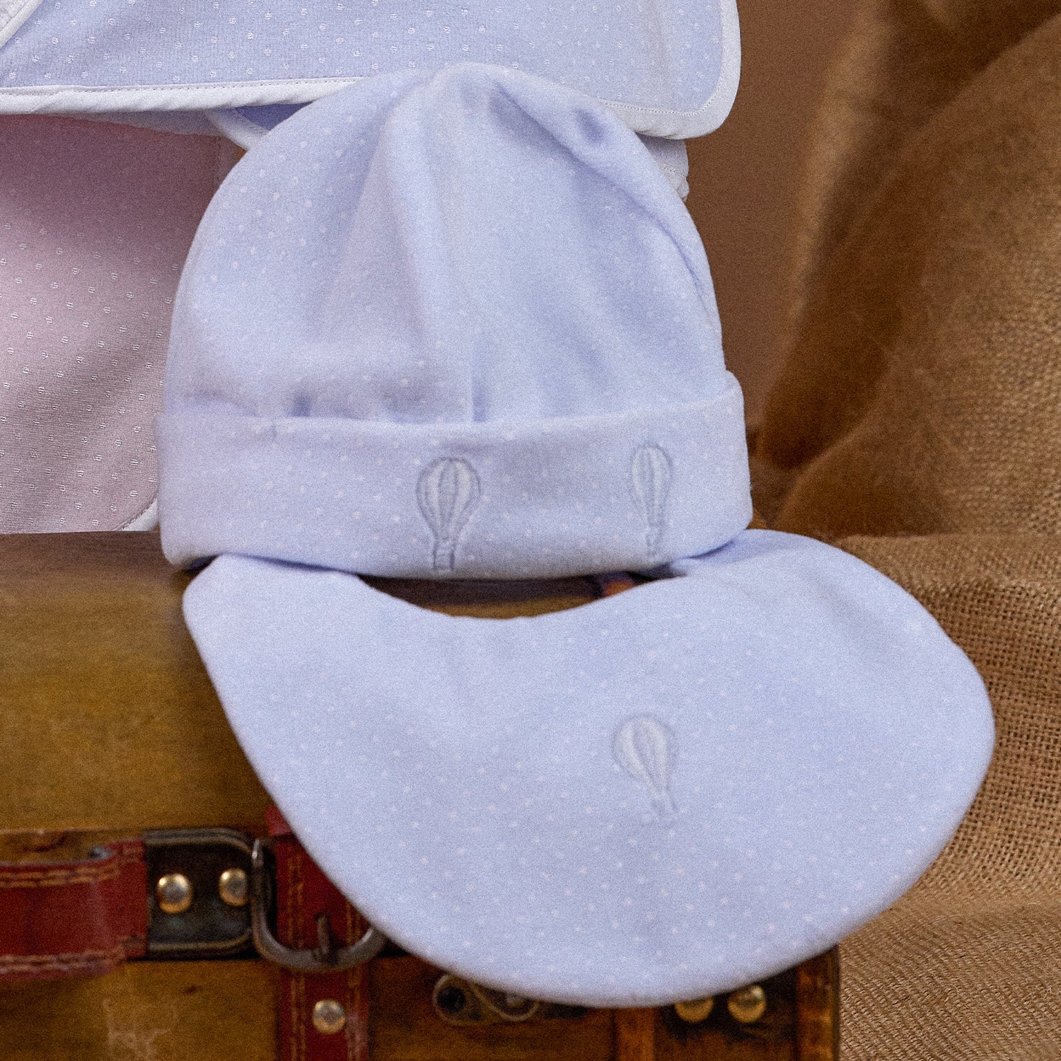 Blue Spot Bib