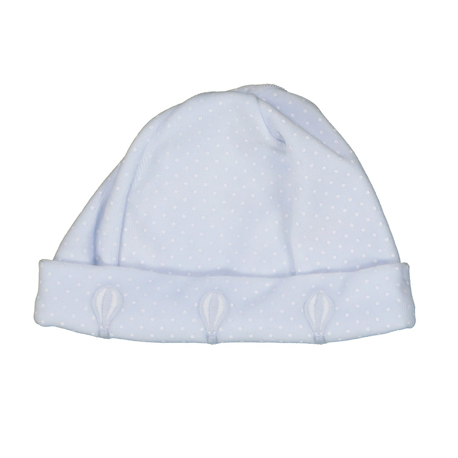 Blue Spot Velour Hat