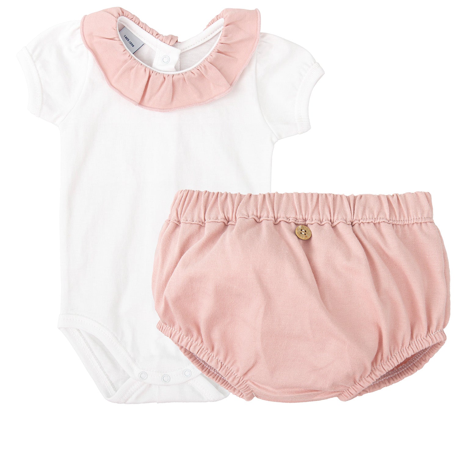 Dusty Pink Trim Jam Pant Set