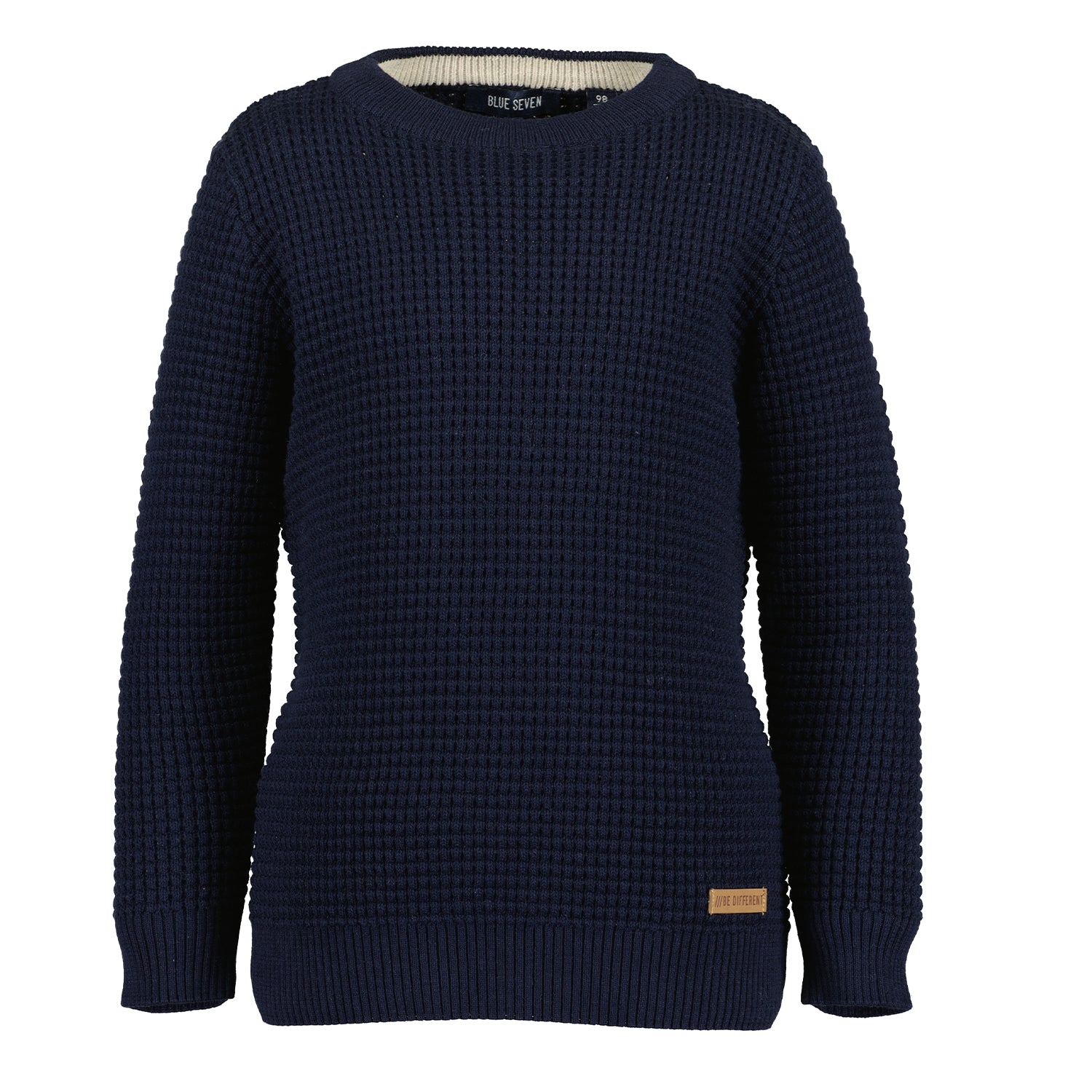 Navy Patterned Pullover