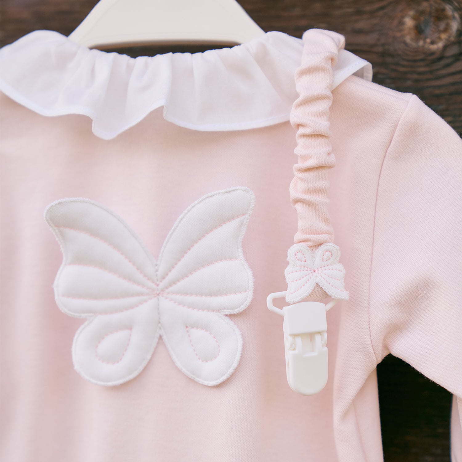 Pink Butterfly Wings Babygrow