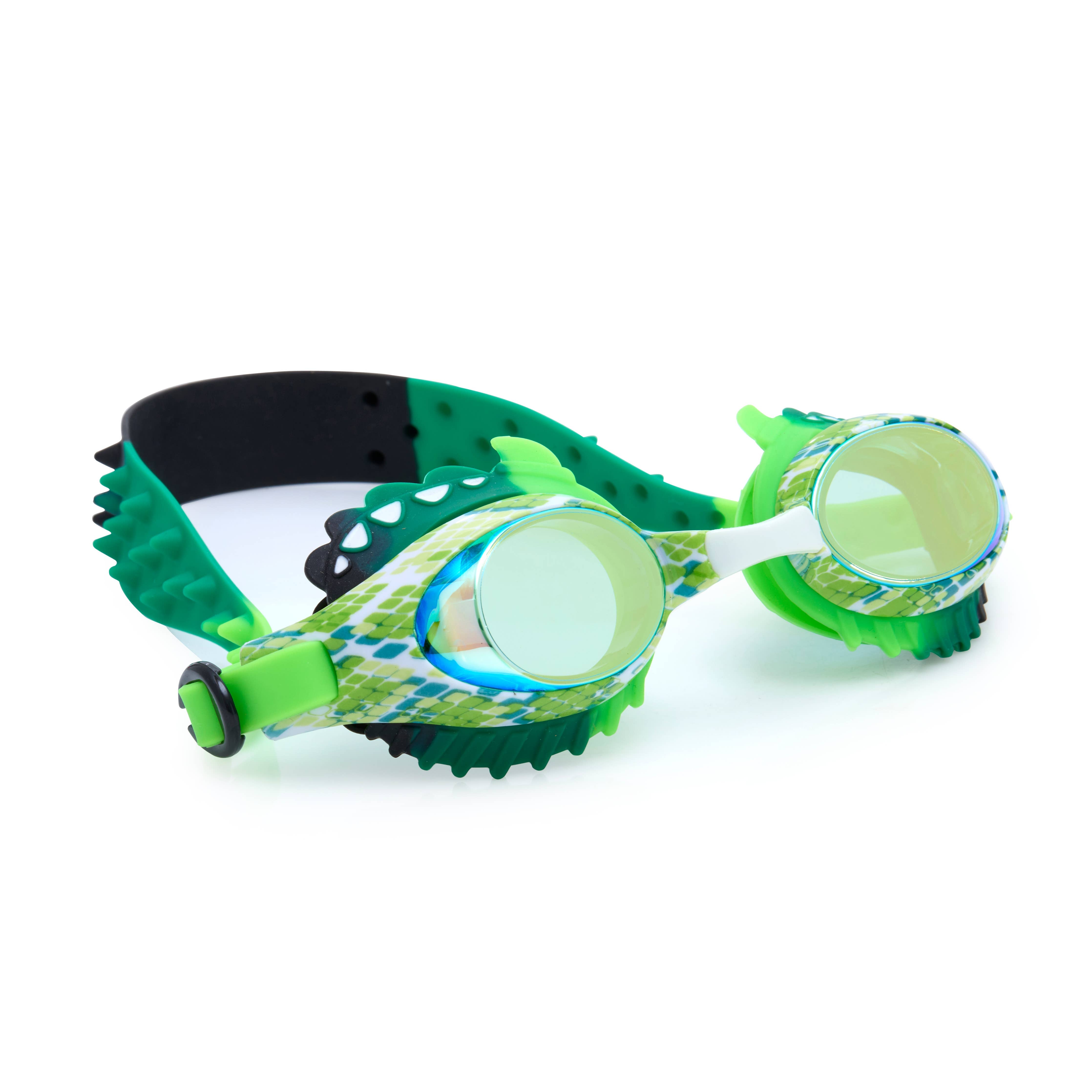 Green Serpent Swimming Goggles