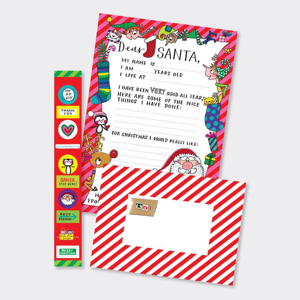 Letter to Santa - Santa and friends