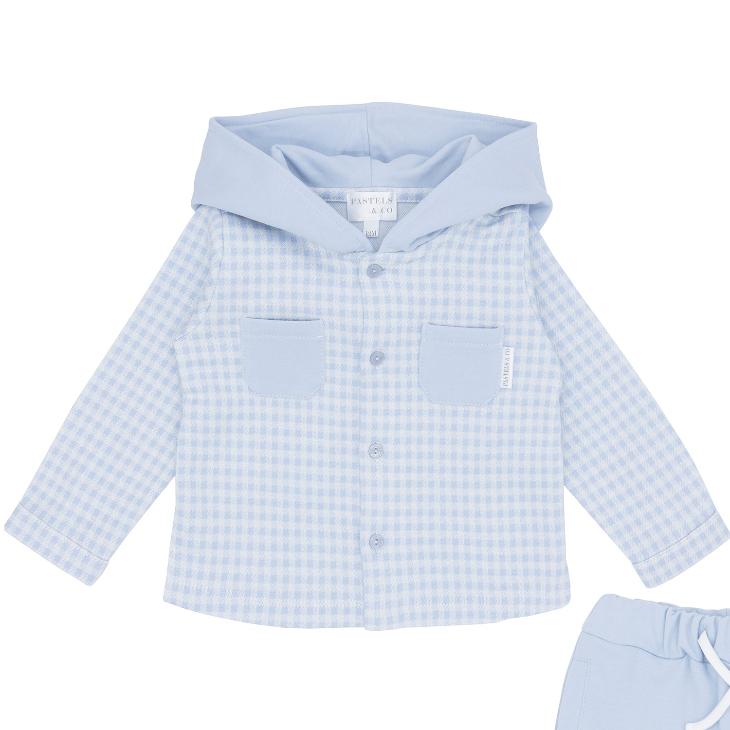 Pale Blue Check Outfit