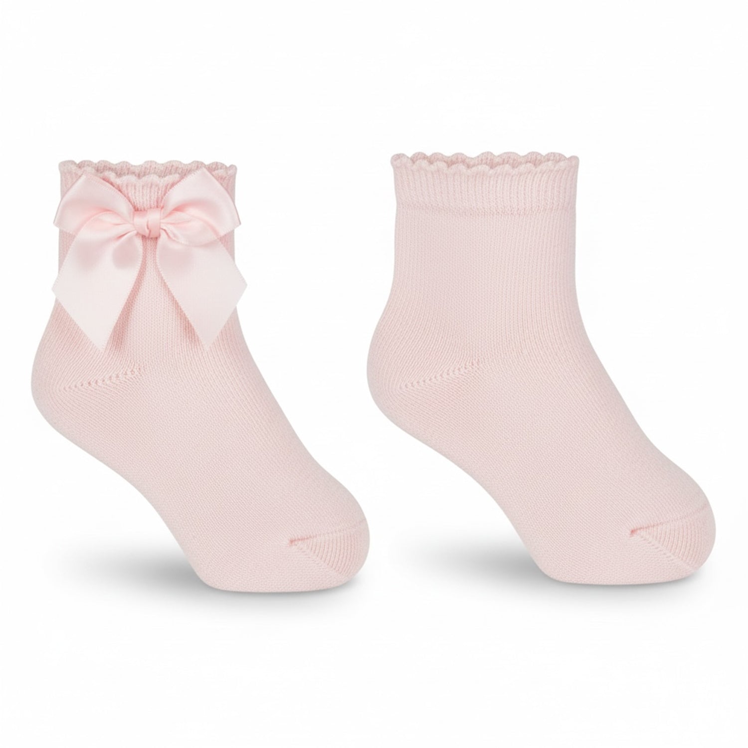 Pink Bow Ankle Socks
