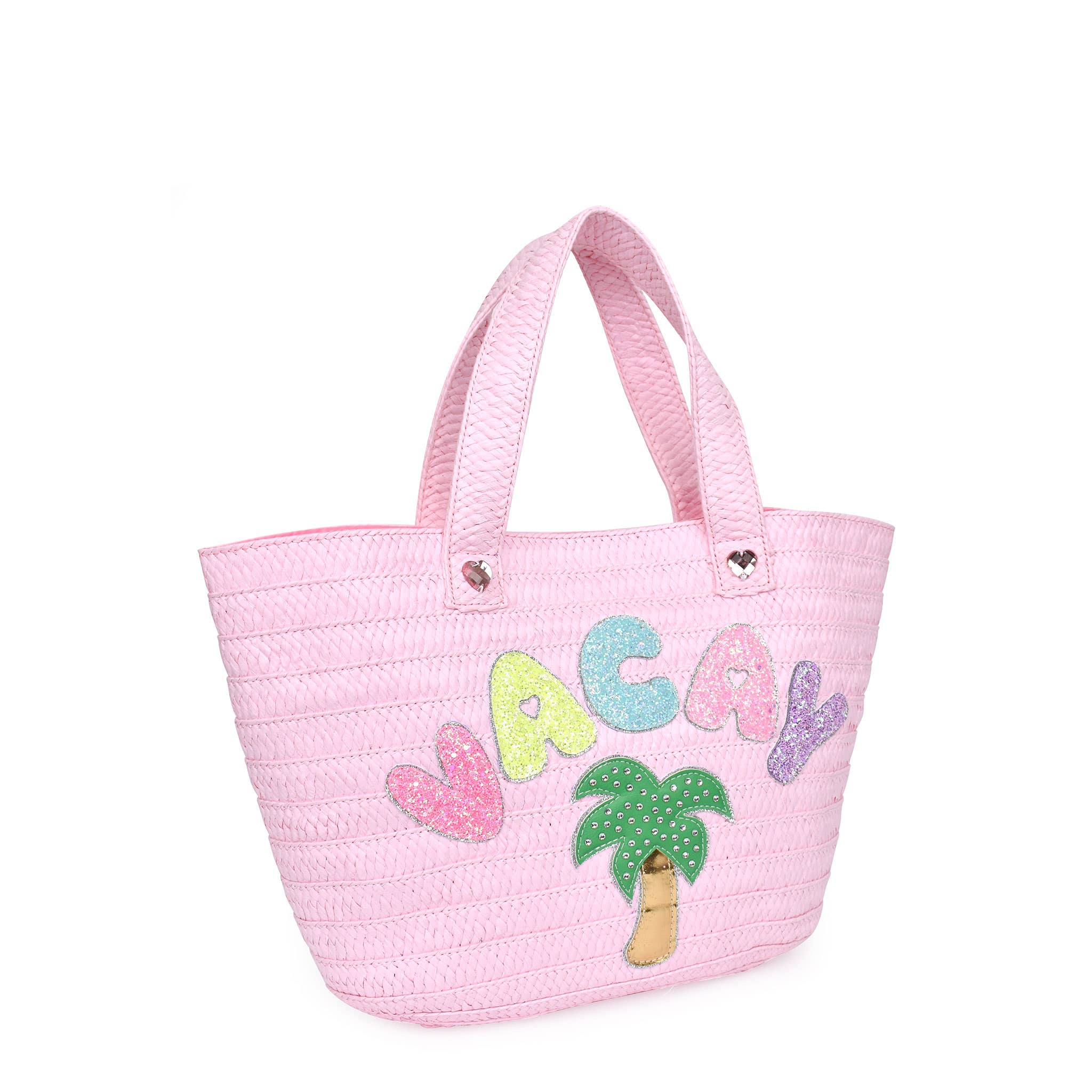 'Vacay' Straw Tote Bag