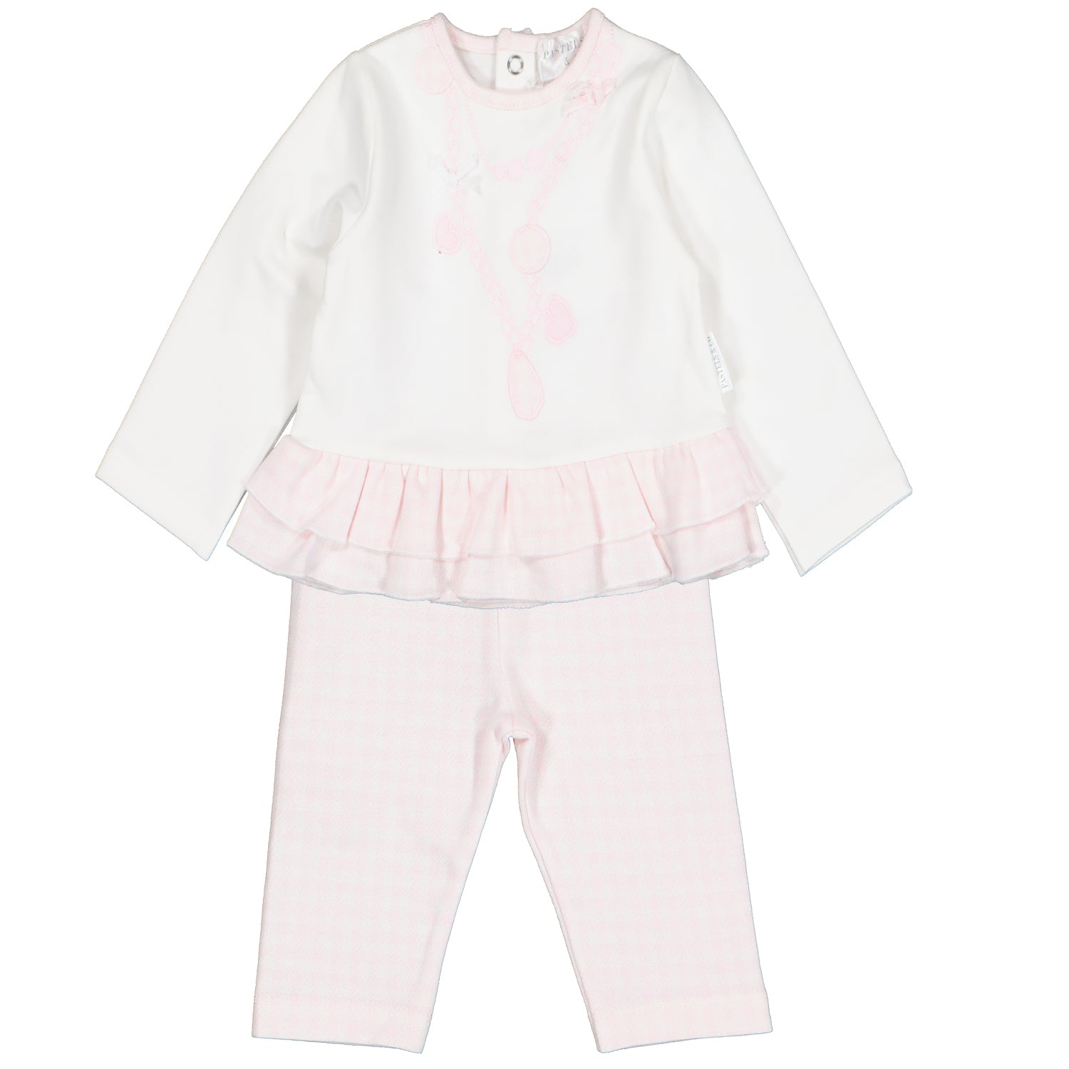 Ivory & Pink Dogtooth Set