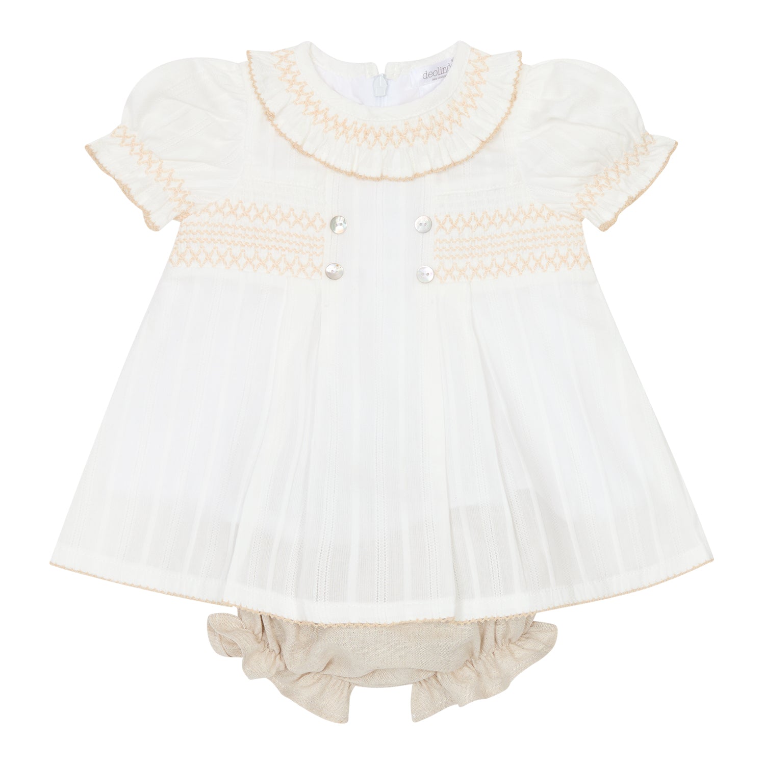 Chantily Smocked Dress & Bloomers