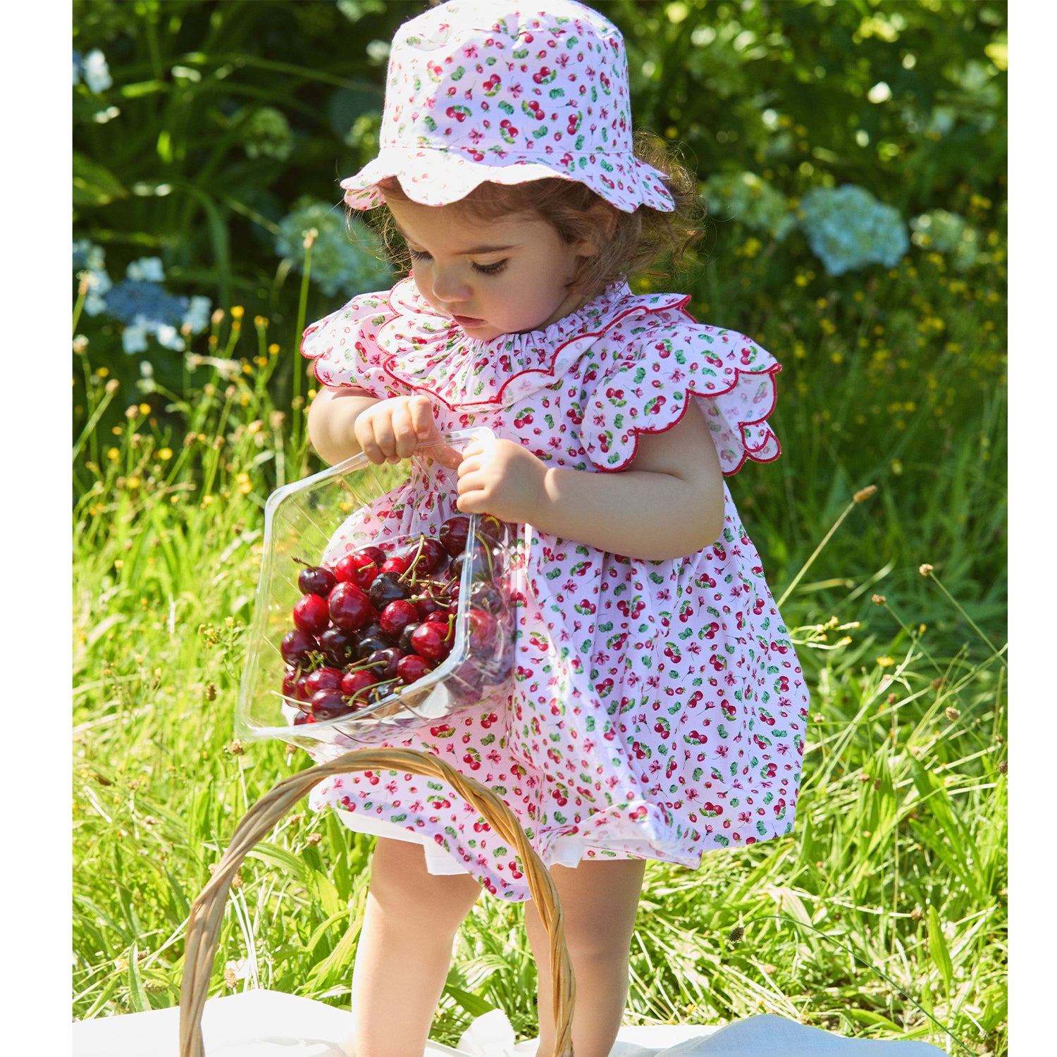 Red Cherry Floppy Hat