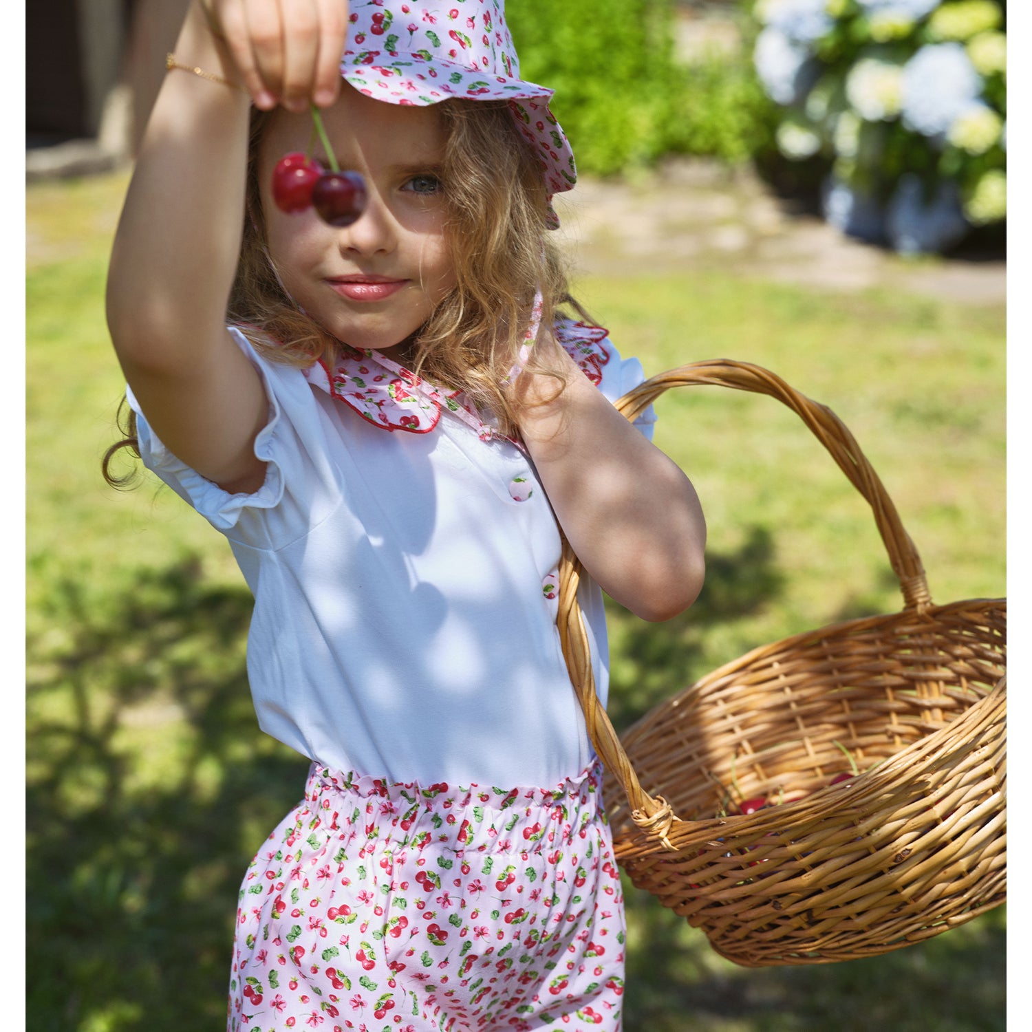 Red Cherry Floppy Hat