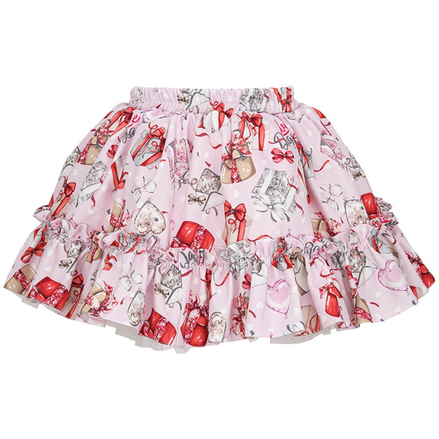 Present Print Skirt Set