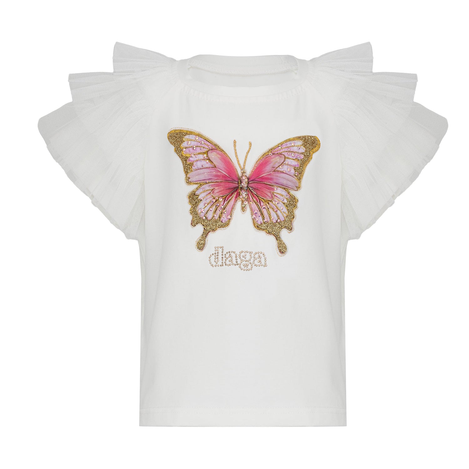 Butterfly Frill Trim Short Set