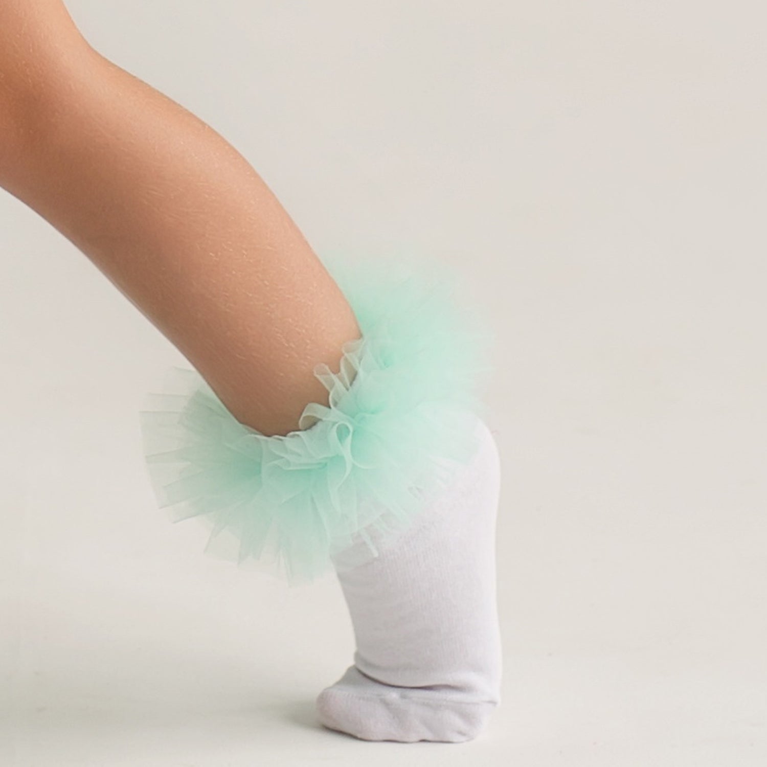 Mint Tulle Socks