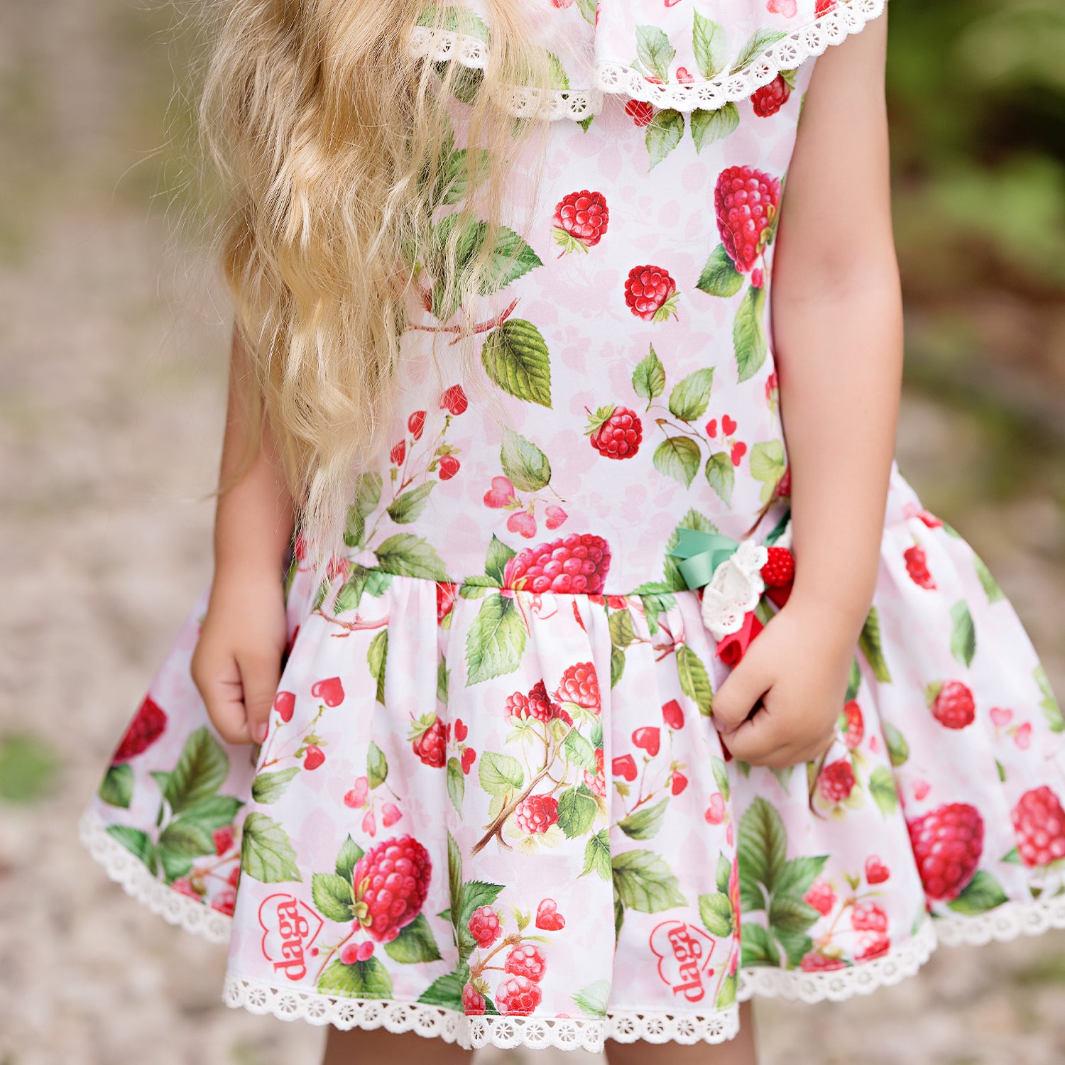 Raspberry Print Dress