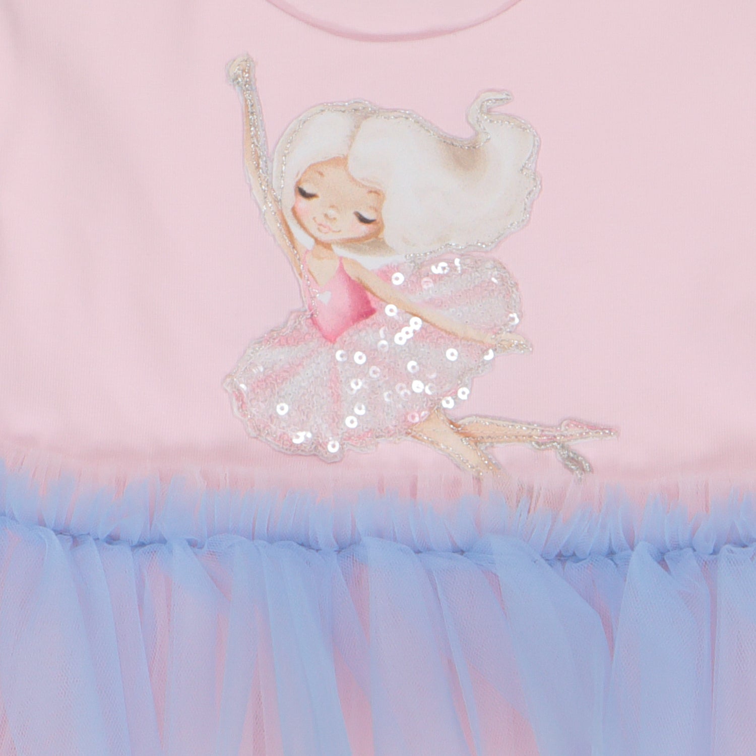 Pink & Blue Fairy Tulle Romper