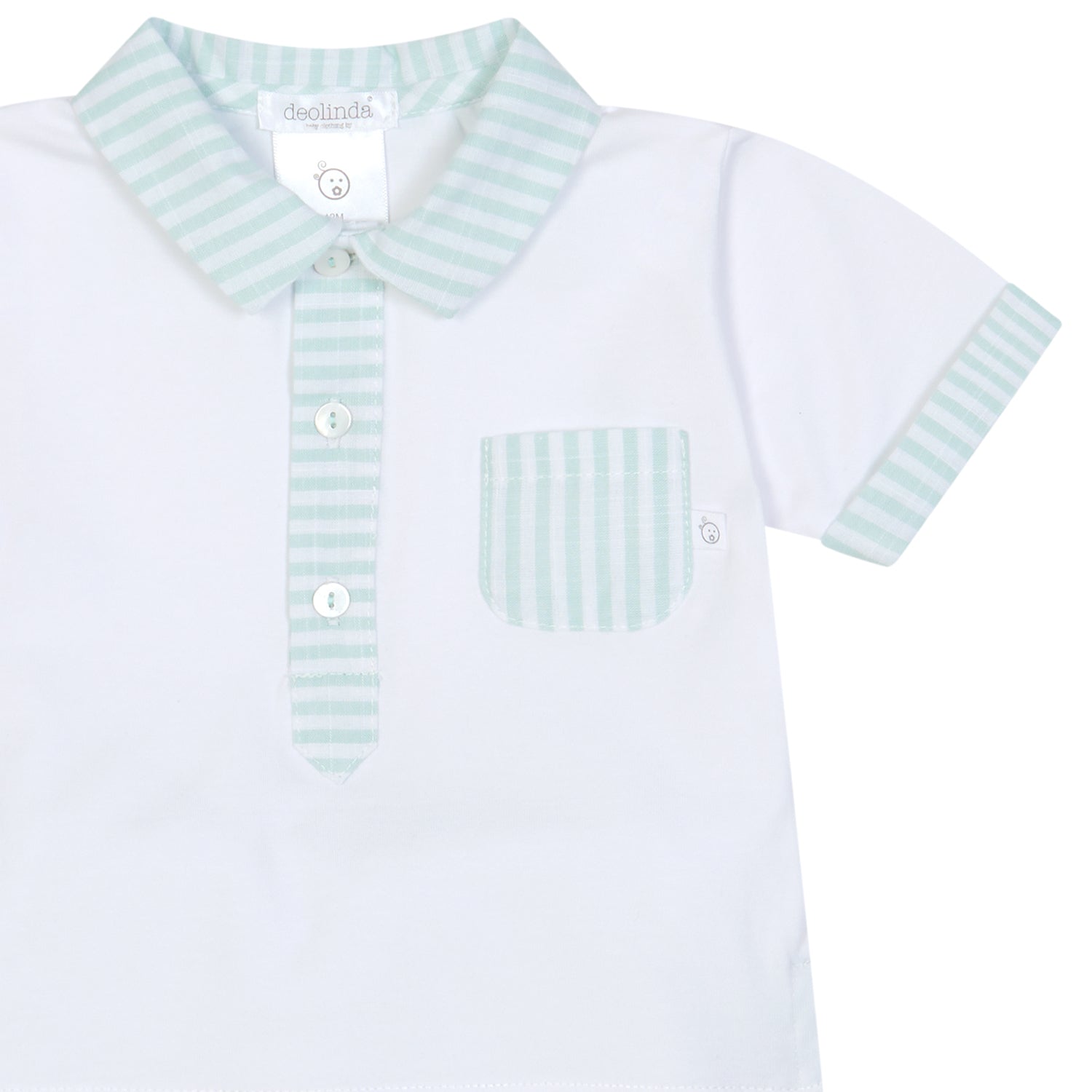 Mint Green Polo Short Set