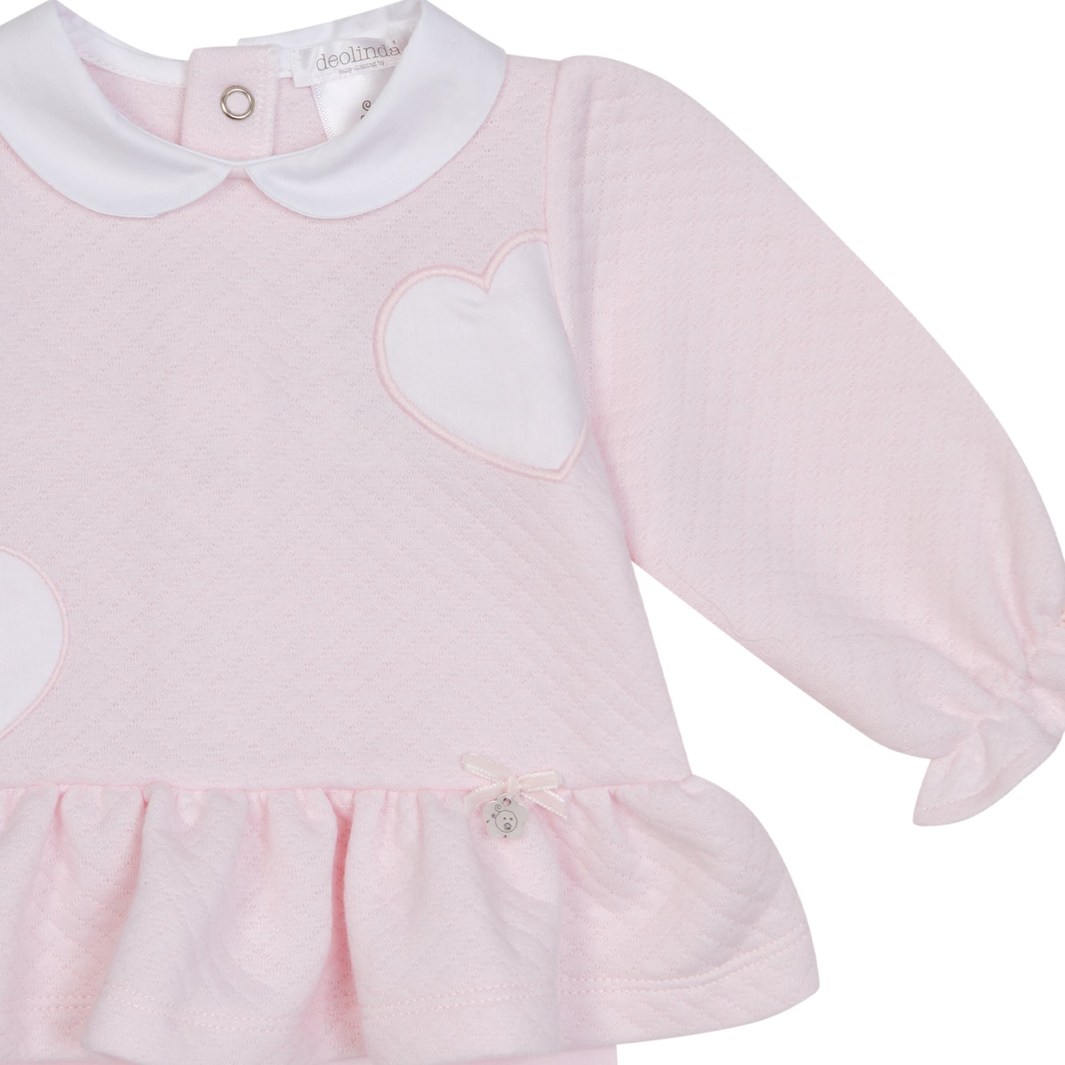 Pink Quilted Heart Set