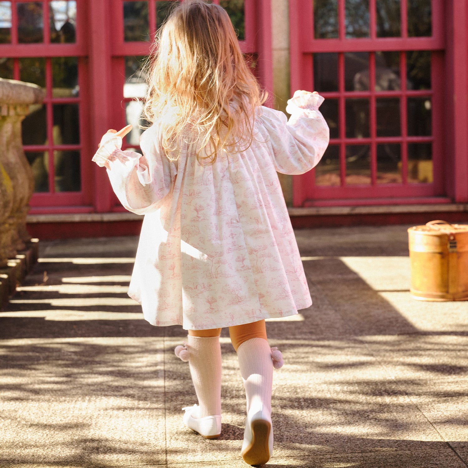 Toile De Jouy Print Dress