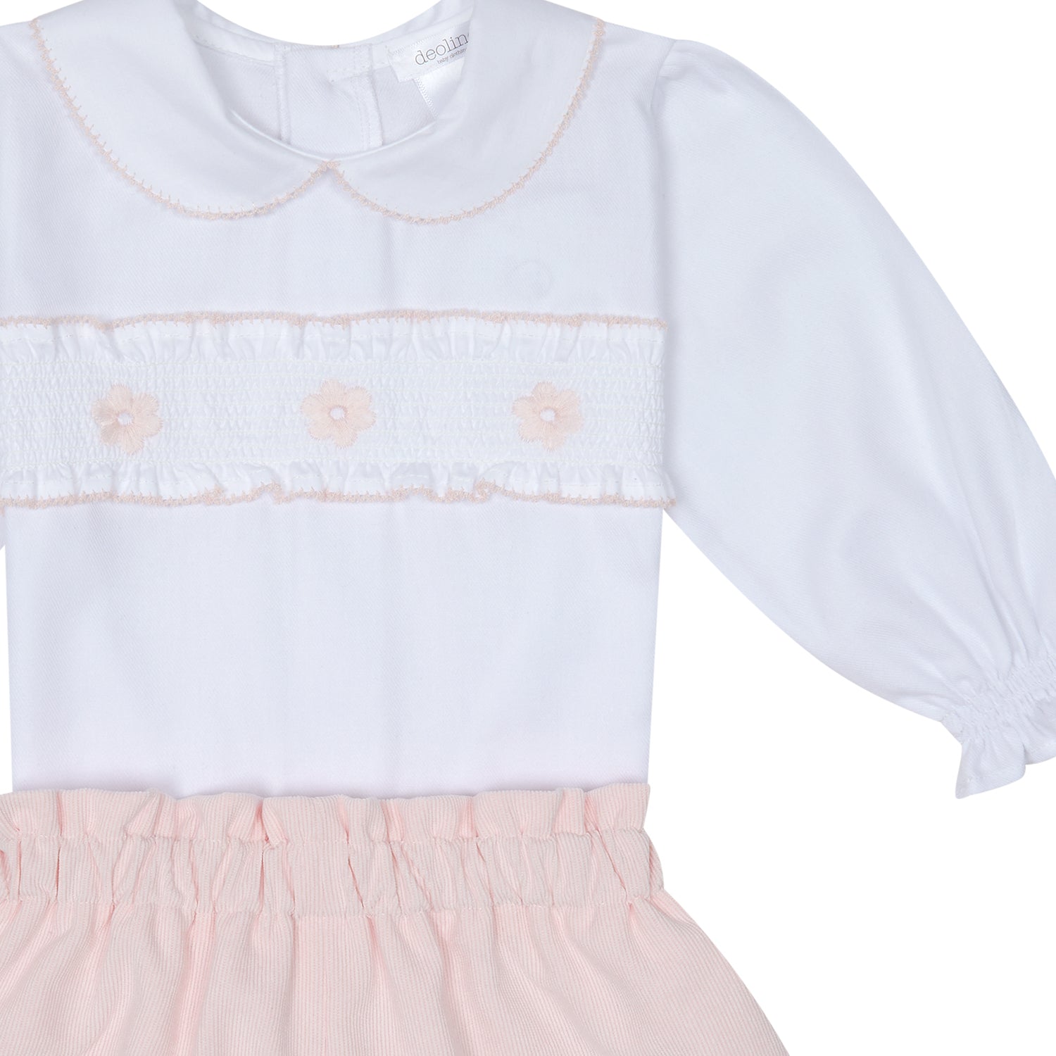 Smocked Blouse & Short Set