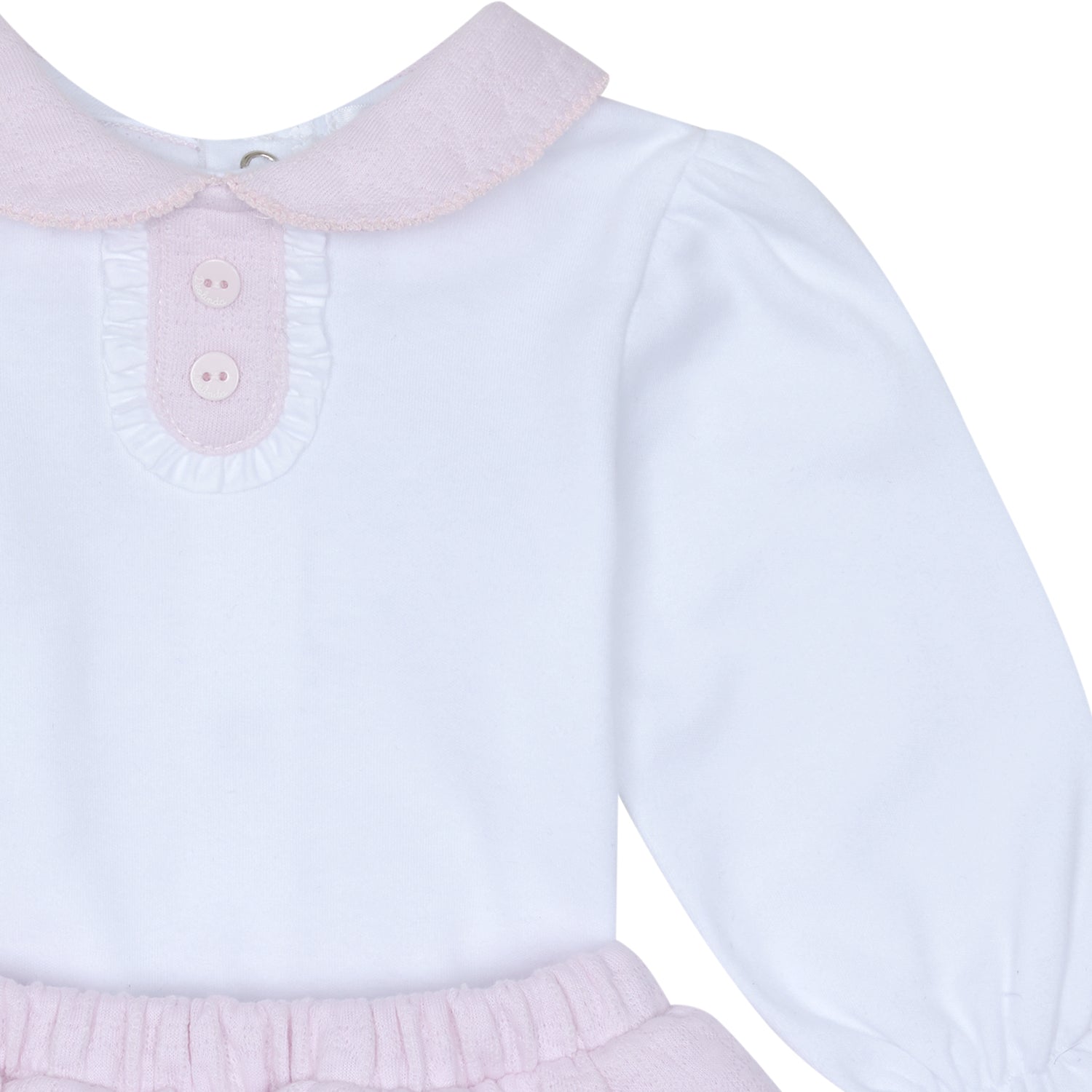 Pink & White Bloomer Set