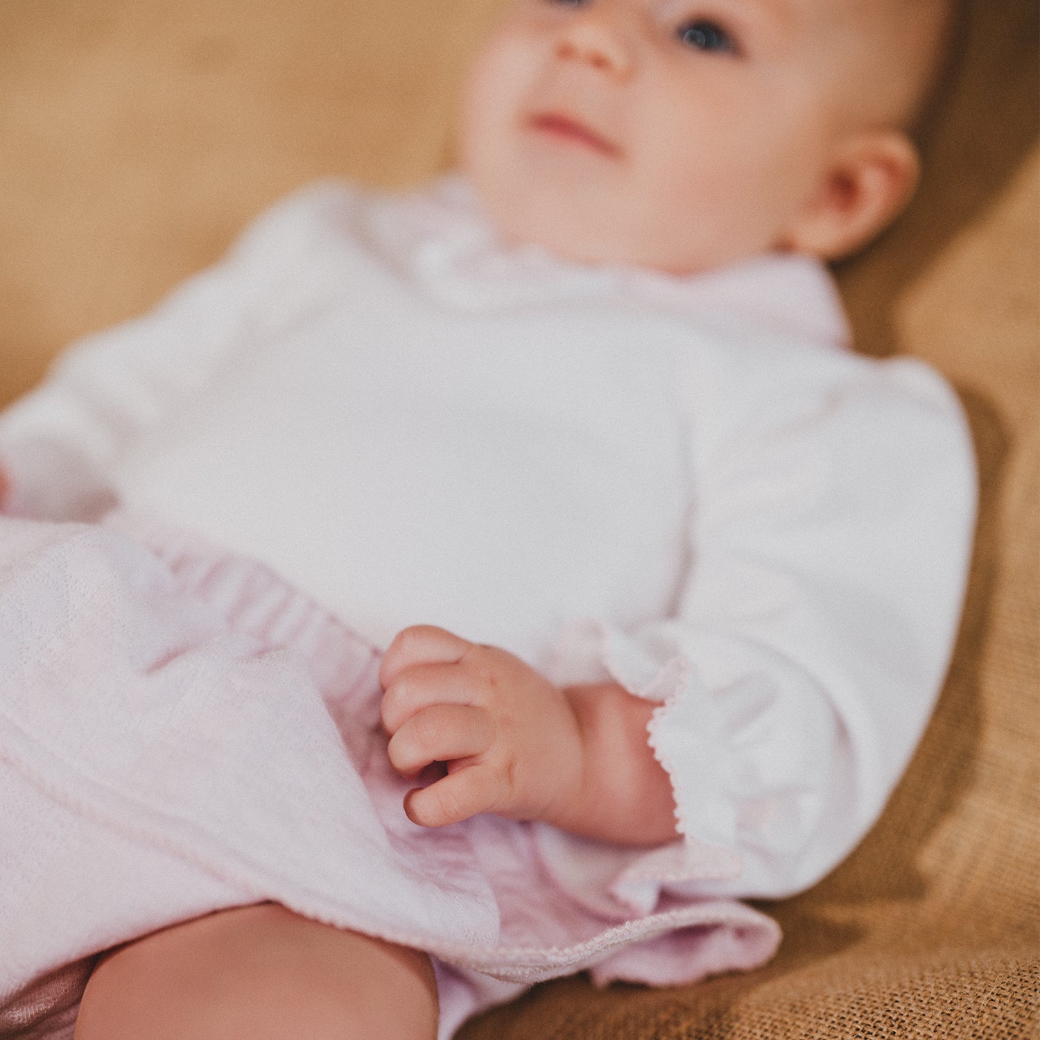 Pink & White Bloomer Set