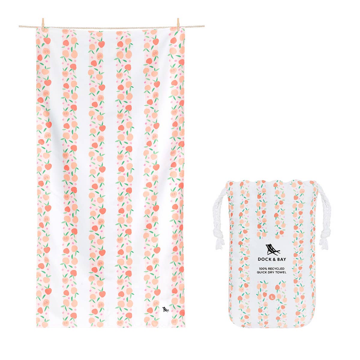 Quick Dry Towels - Peach Party