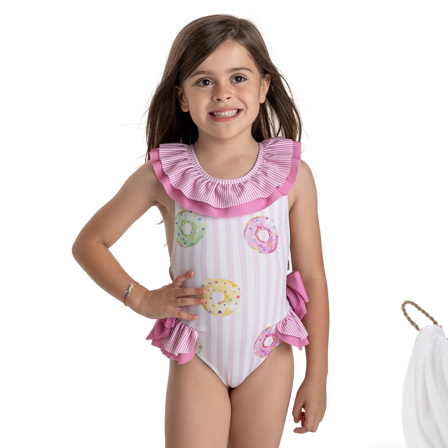 Donuts Frill Neck Swimsuit