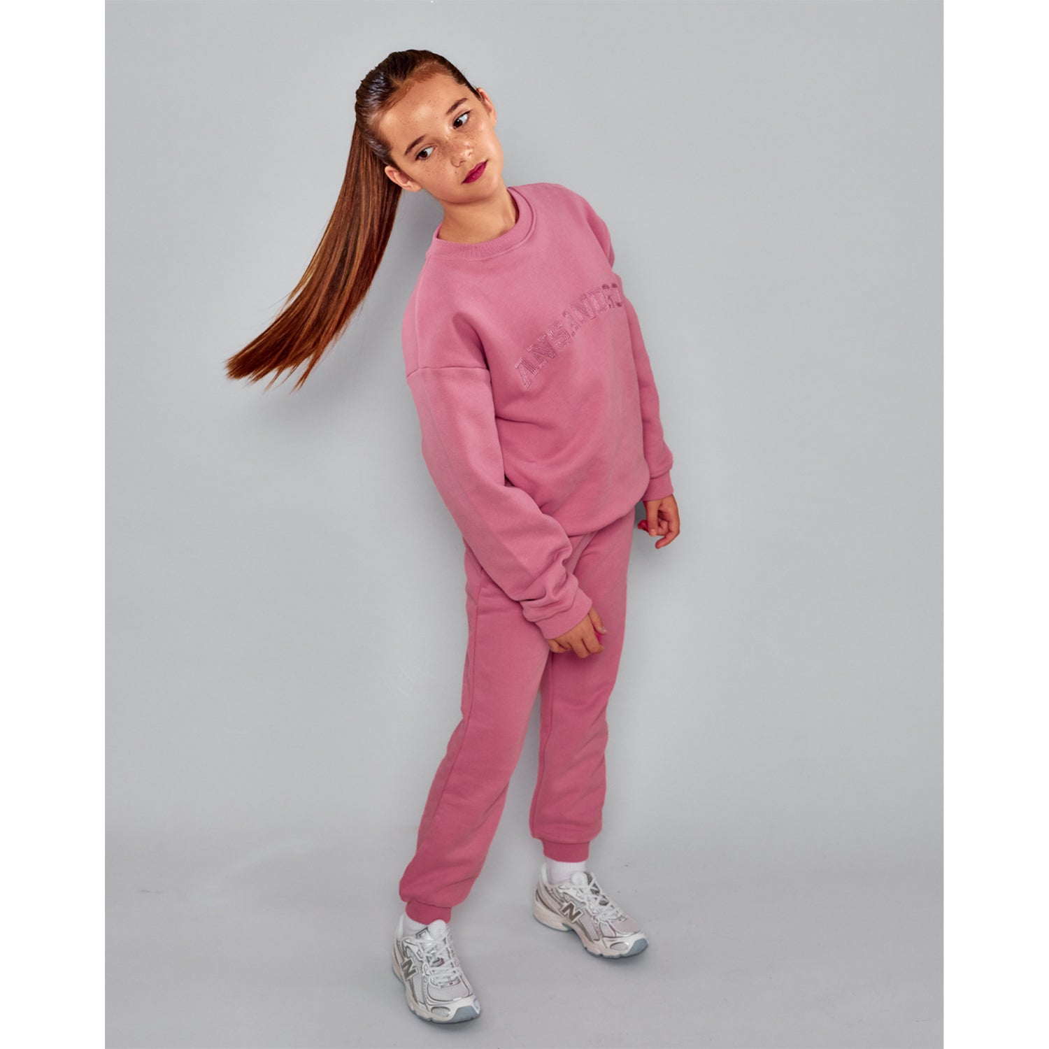 Dusty Rose Cotton Tracksuit