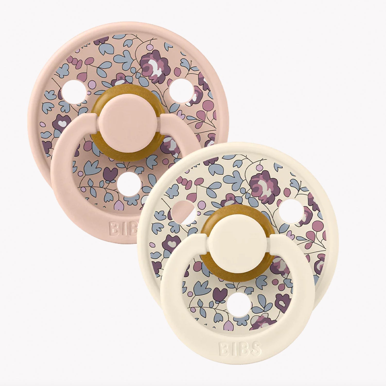 Bibs Twin  Dummy Pack - Elouise Blush Mix