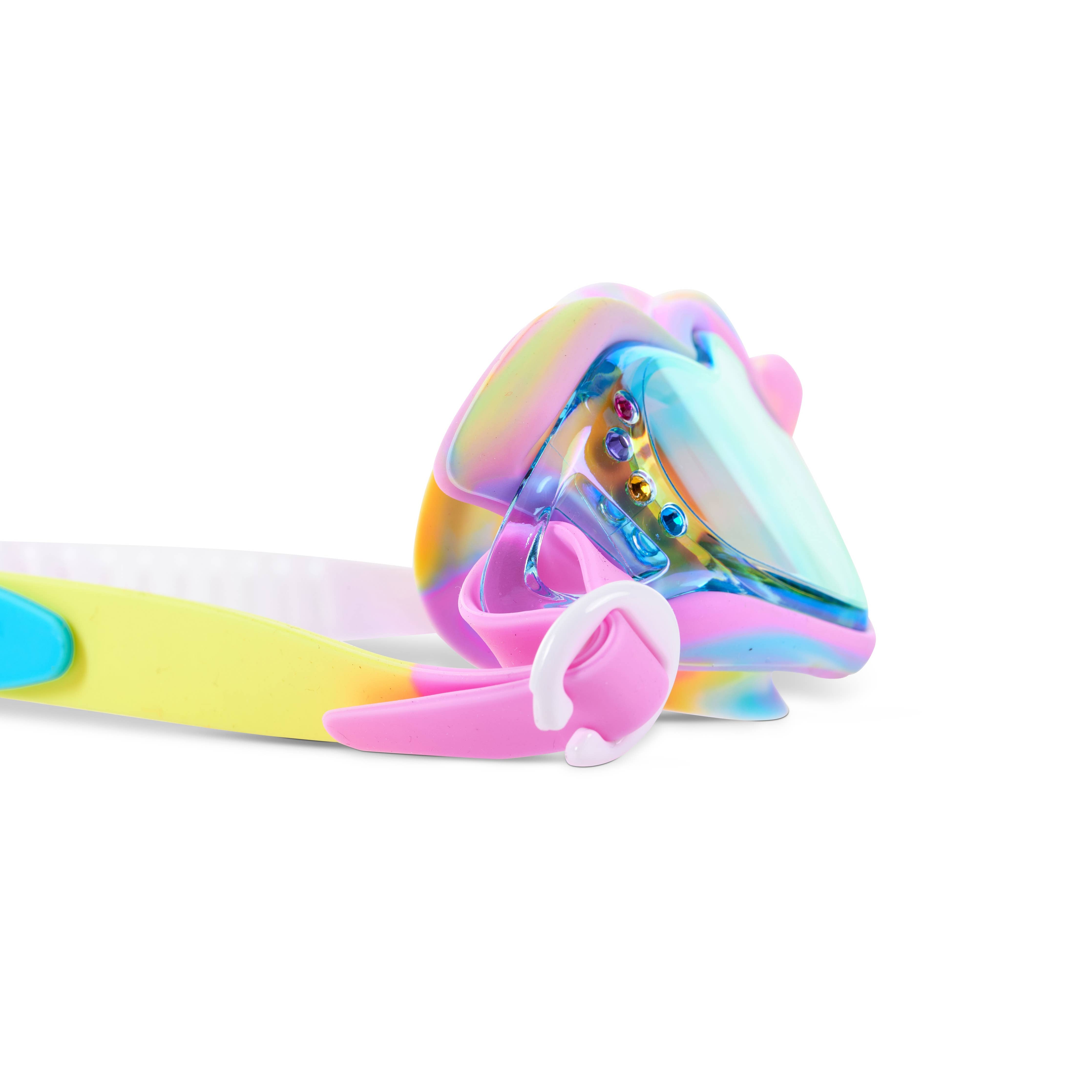 Multi Coloured Plush Heart Kids' Swim Goggles