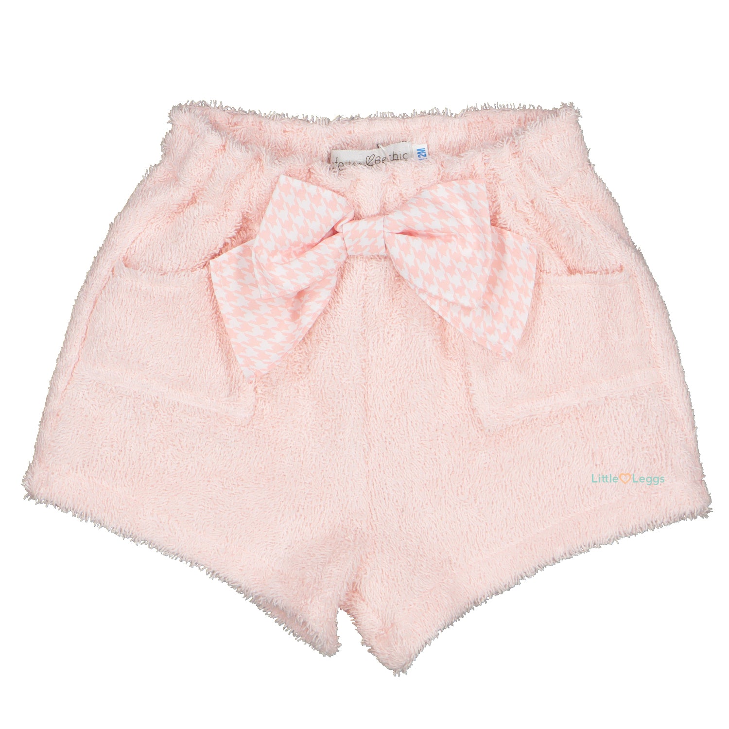 Pink Houndstooth Shorts
